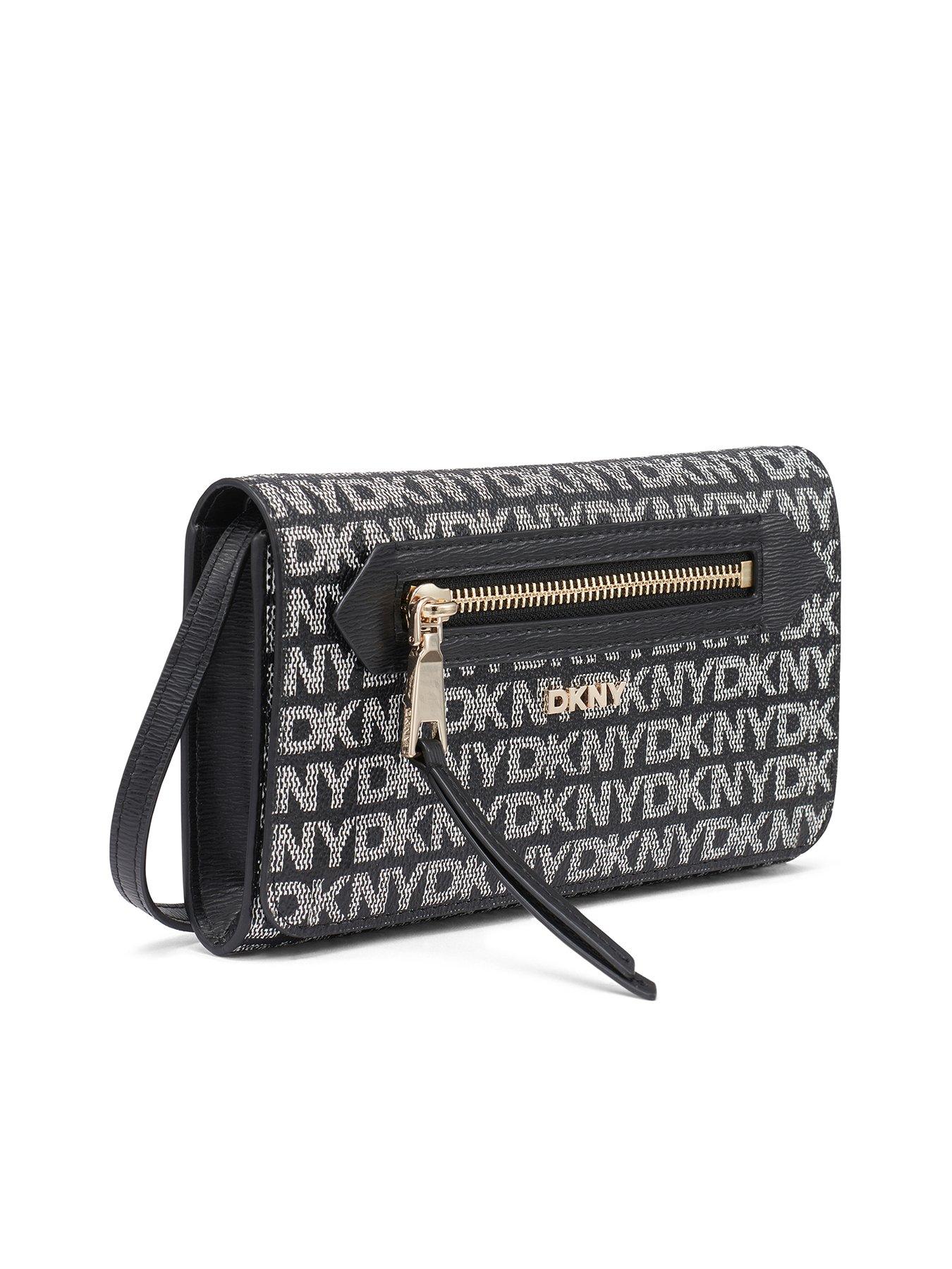 image of dkny-bryant-ave-wallet-crossbody-bag-black