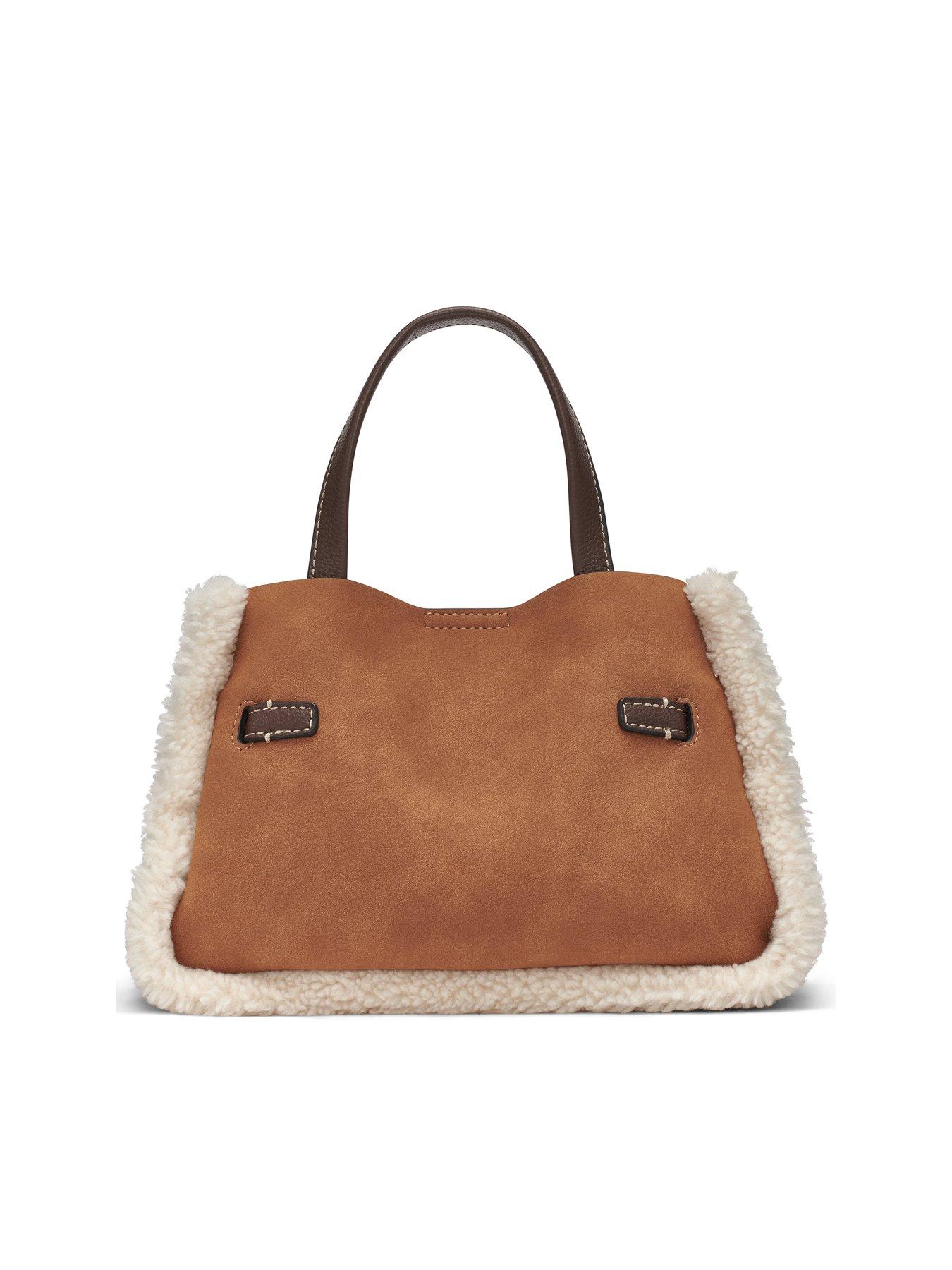  image of dkny-bryar-small-logo-satchel-light-brown