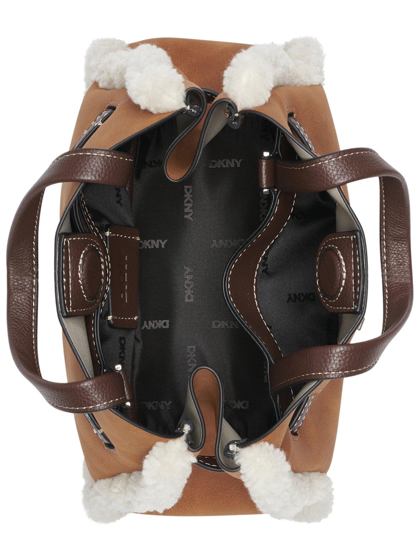 Image 4 of 4 of DKNY Bryar Small Logo Satchel - Light Brown