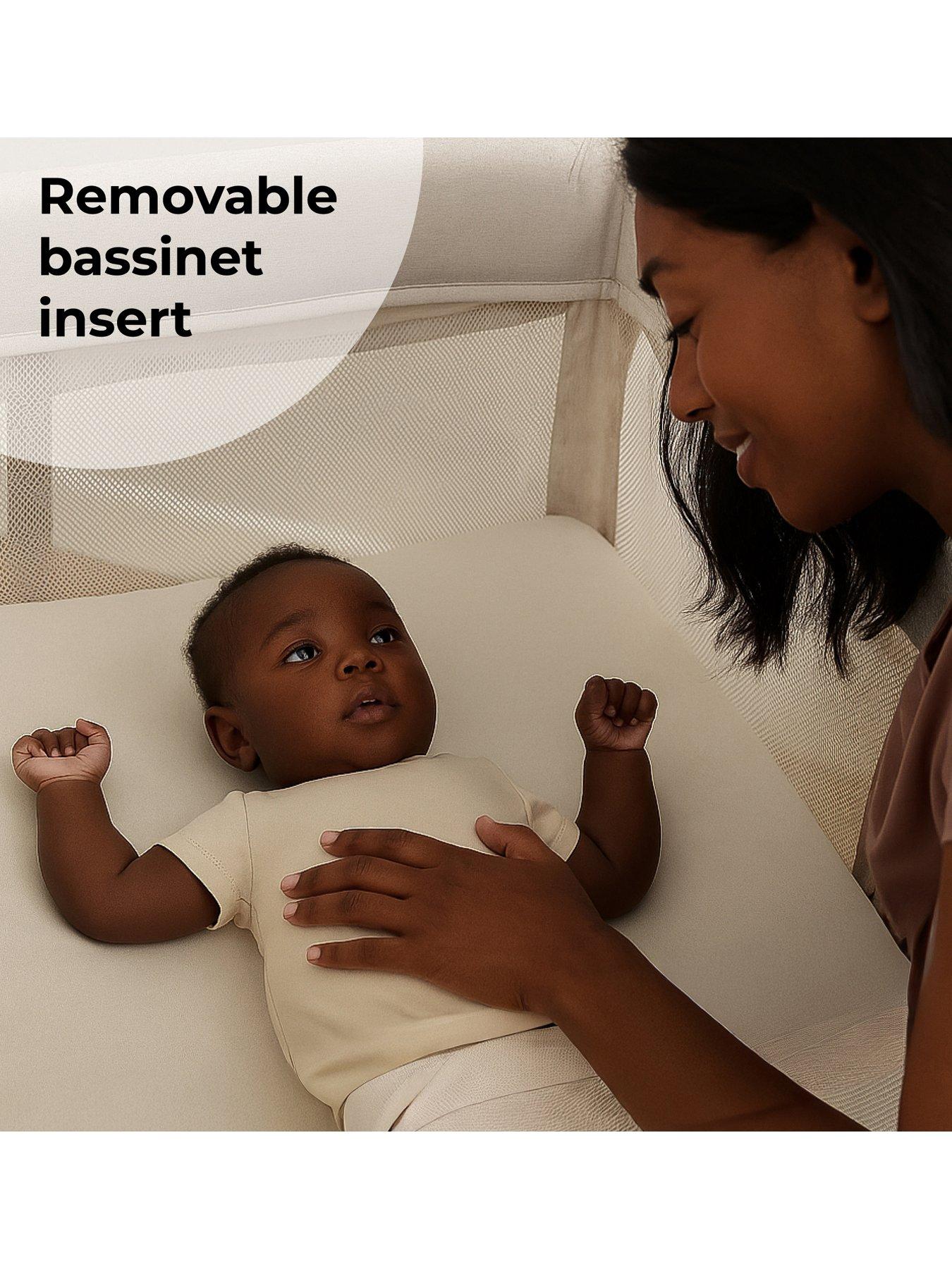 Image 4 of 7 of My Babiie MBTC3 Air-Light 3-in-1 Travel Cot with Bassinet - Ivory