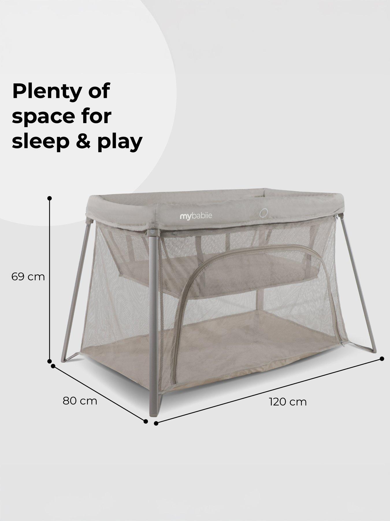 Image 5 of 7 of My Babiie MBTC3 Air-Light 3-in-1 Travel Cot with Bassinet - Ivory