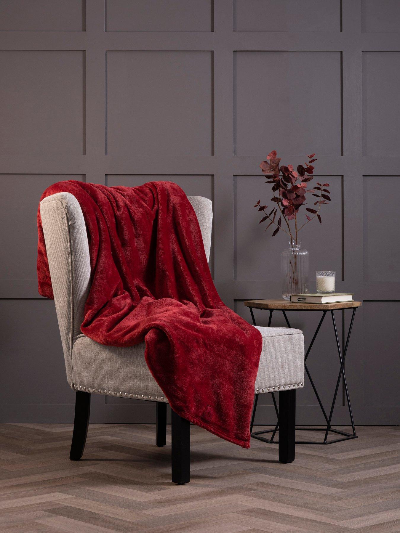  image of heat-holders-snuggle-ups-blanket-cranberry