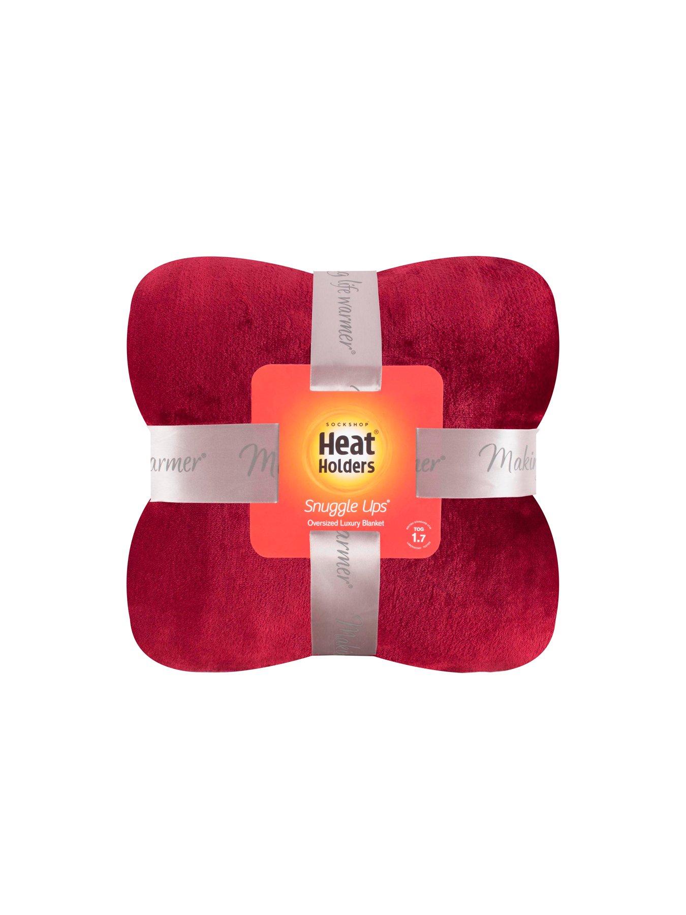  image of heat-holders-snuggle-ups-blanket-cranberry