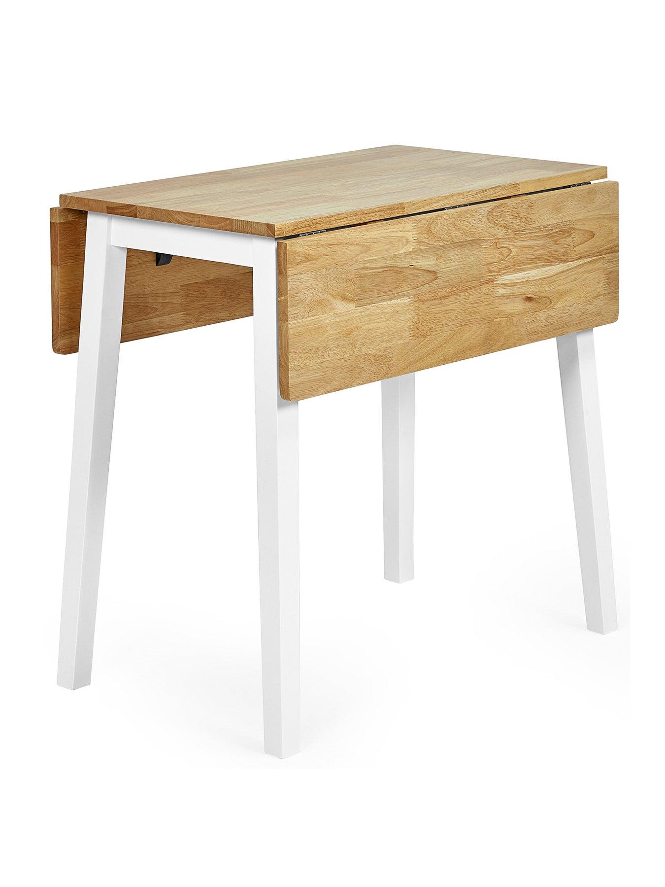 Image 3 of 7 of Julian Bowen Linwood Drop Leaf Extending Dining Table
