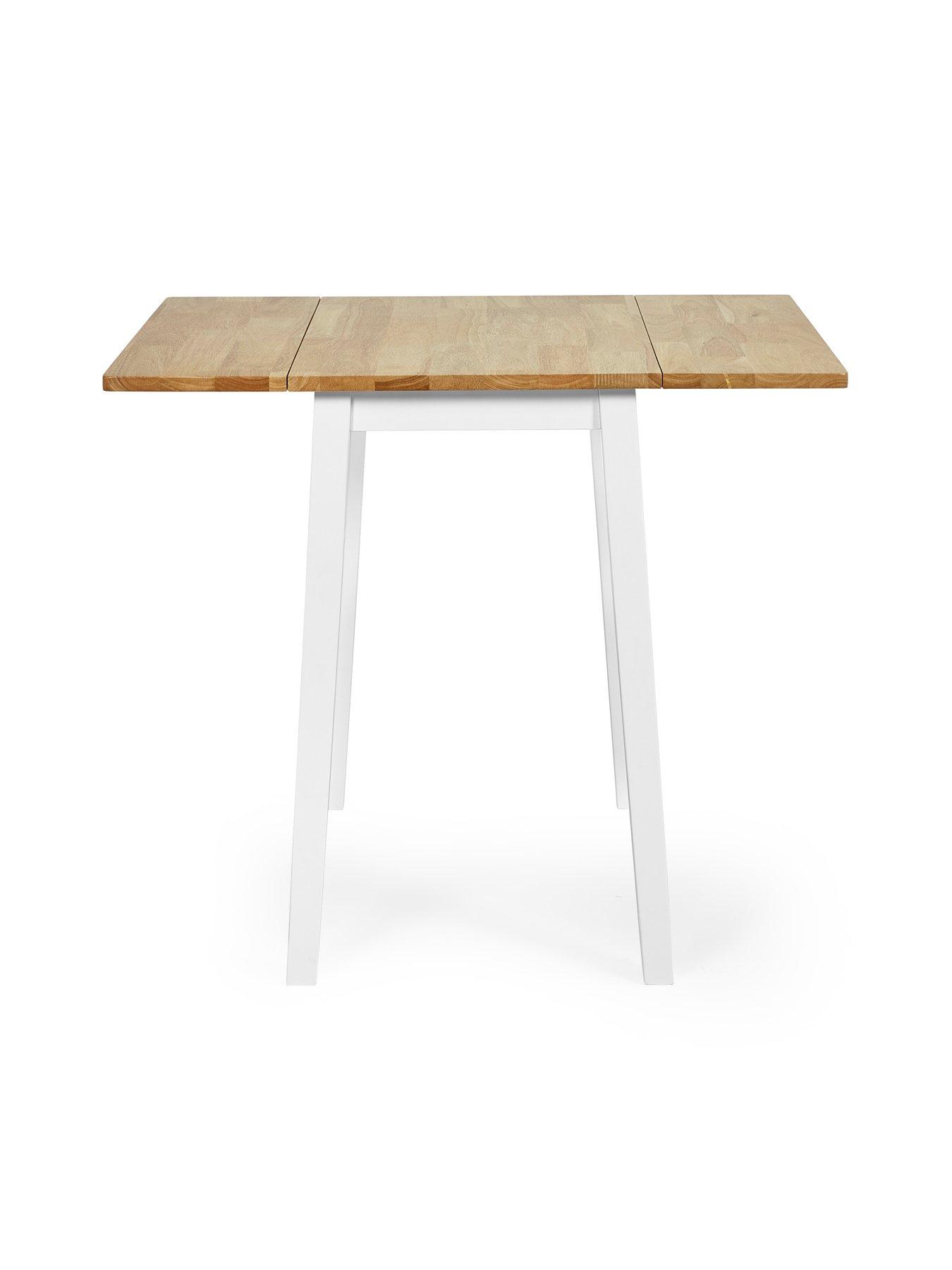 Image 4 of 7 of Julian Bowen Linwood Drop Leaf Extending Dining Table