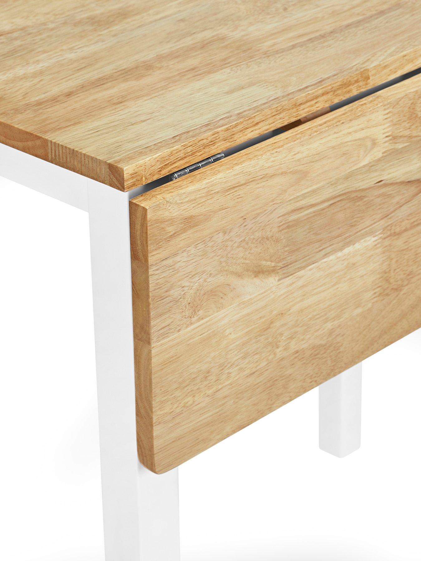 Image 5 of 7 of Julian Bowen Linwood Drop Leaf Extending Dining Table