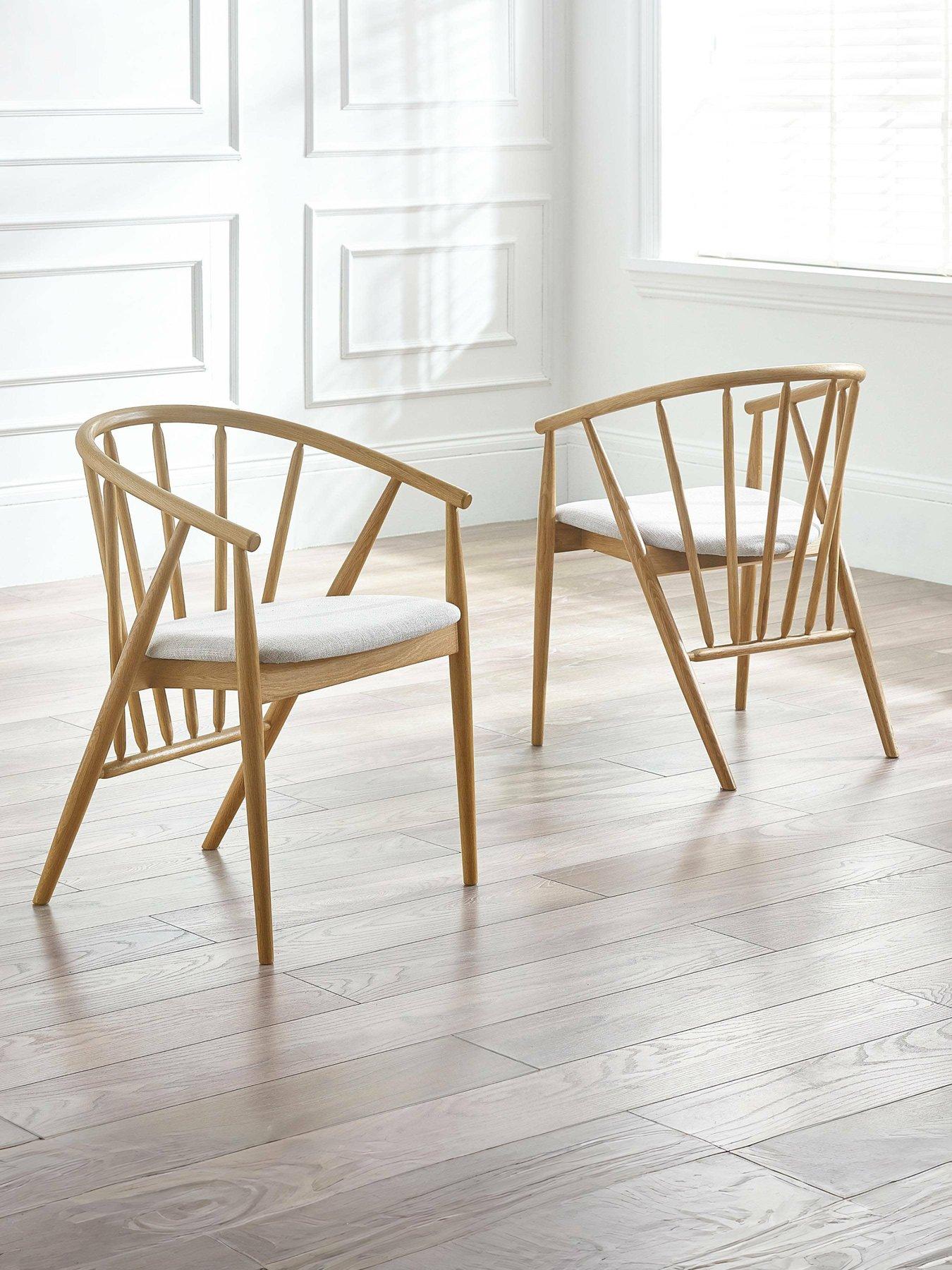 Image 1 of 6 of Julian Bowen Rory Solid Oak Dining Chair