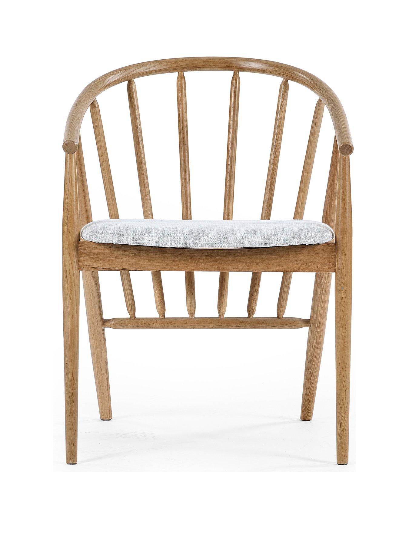 Image 2 of 6 of Julian Bowen Rory Solid Oak Dining Chair