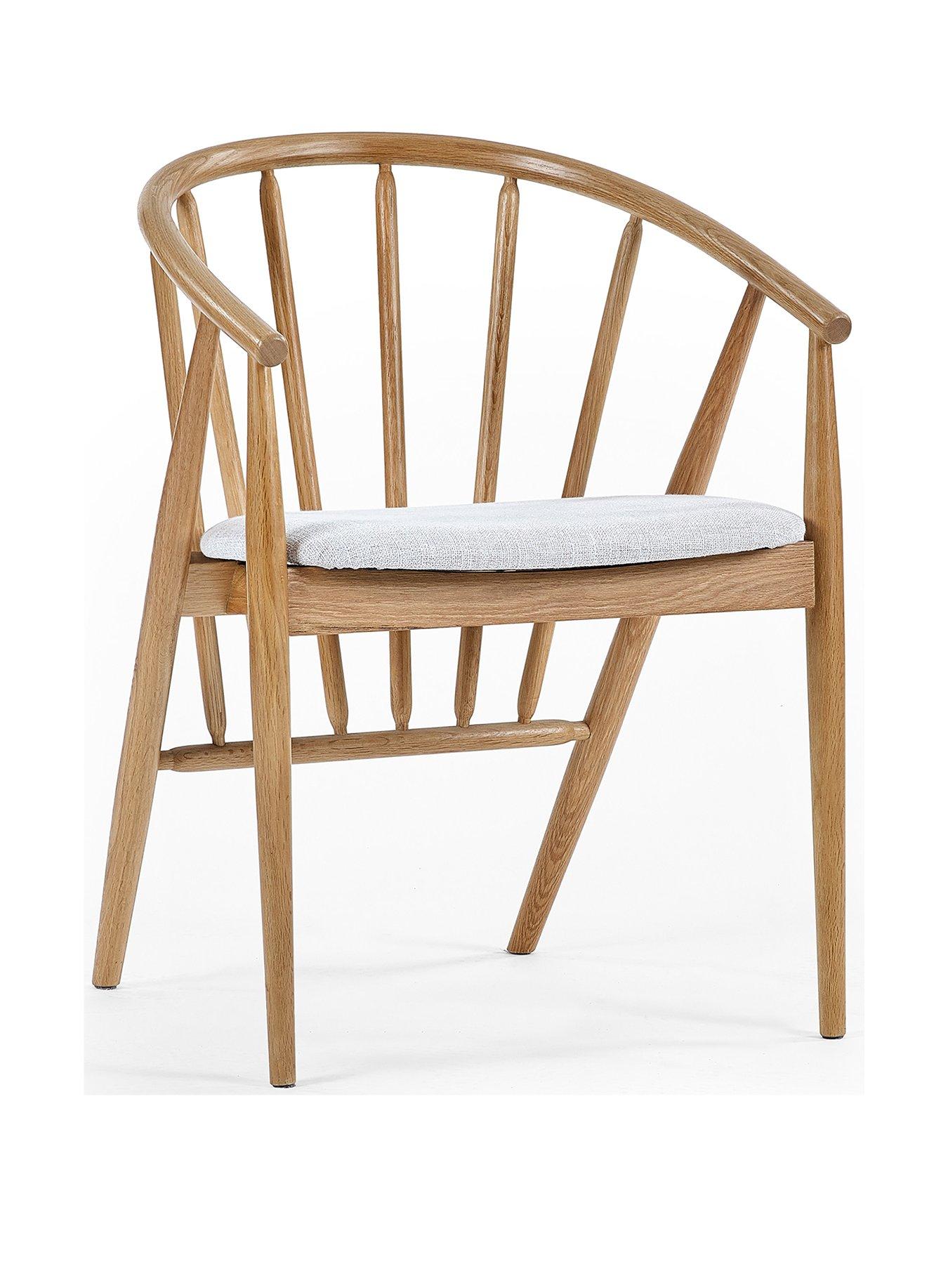 Image 3 of 6 of Julian Bowen Rory Solid Oak Dining Chair