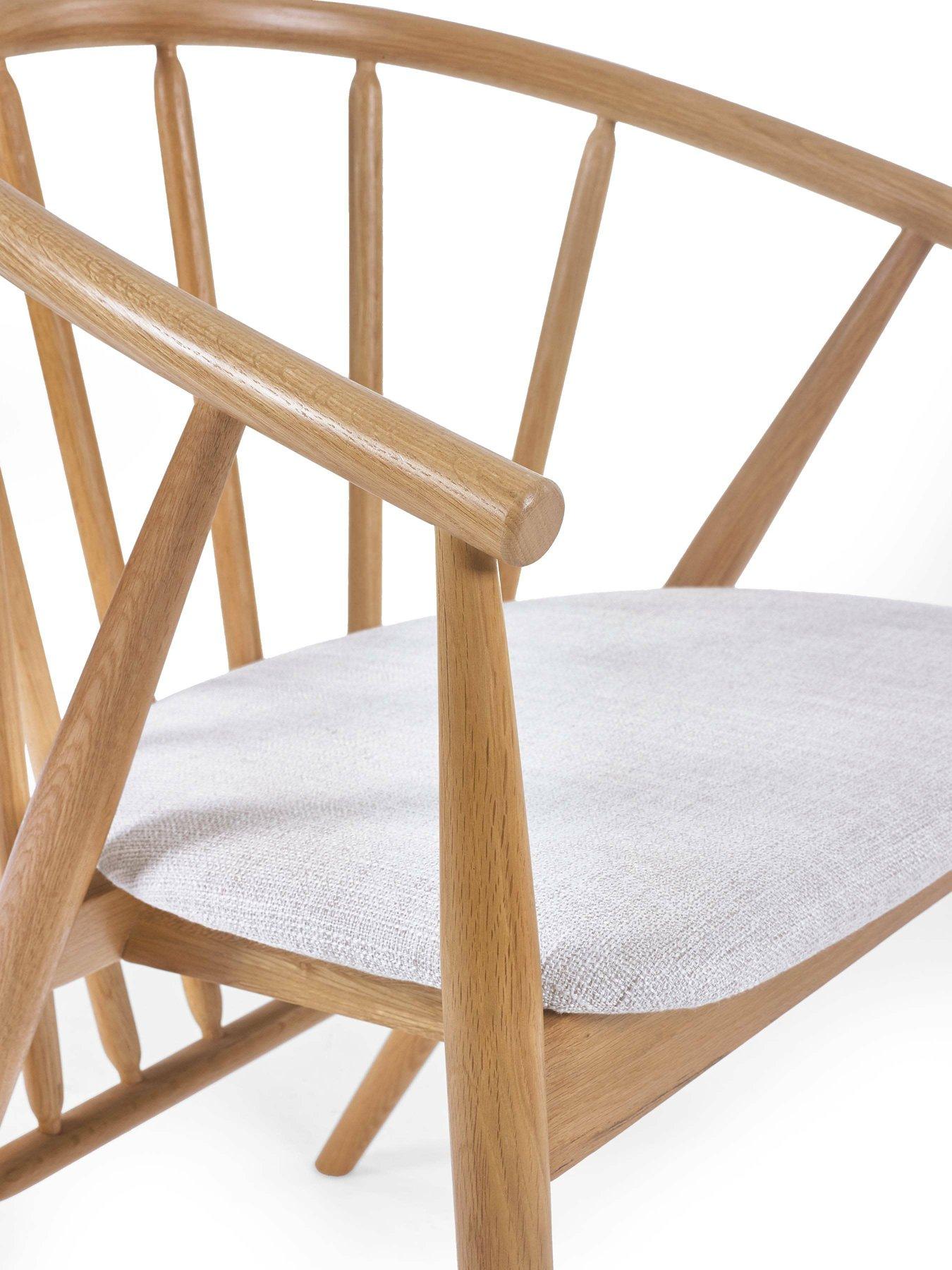 Image 4 of 6 of Julian Bowen Rory Solid Oak Dining Chair