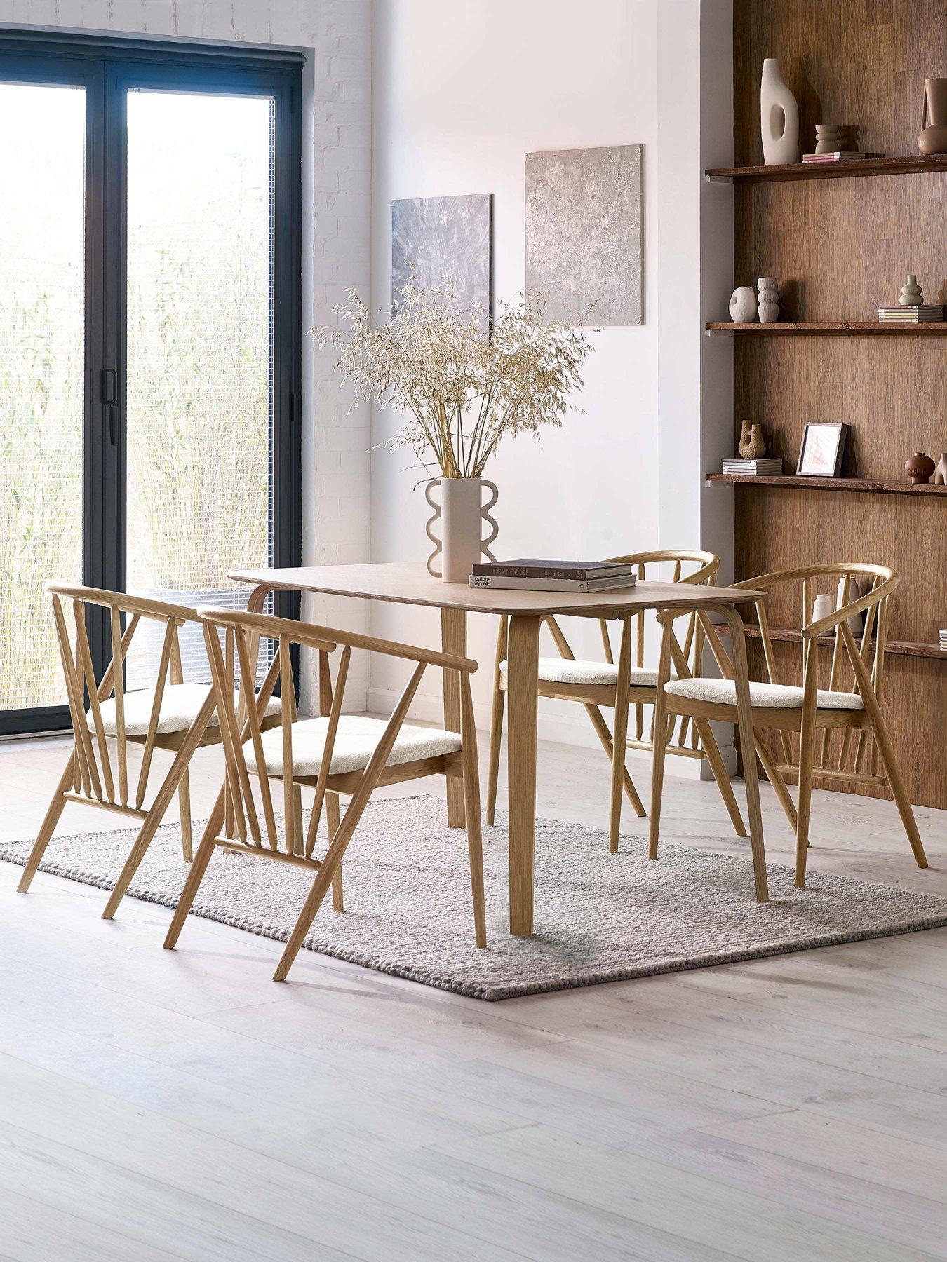 Image 6 of 6 of Julian Bowen Rory Solid Oak Dining Chair