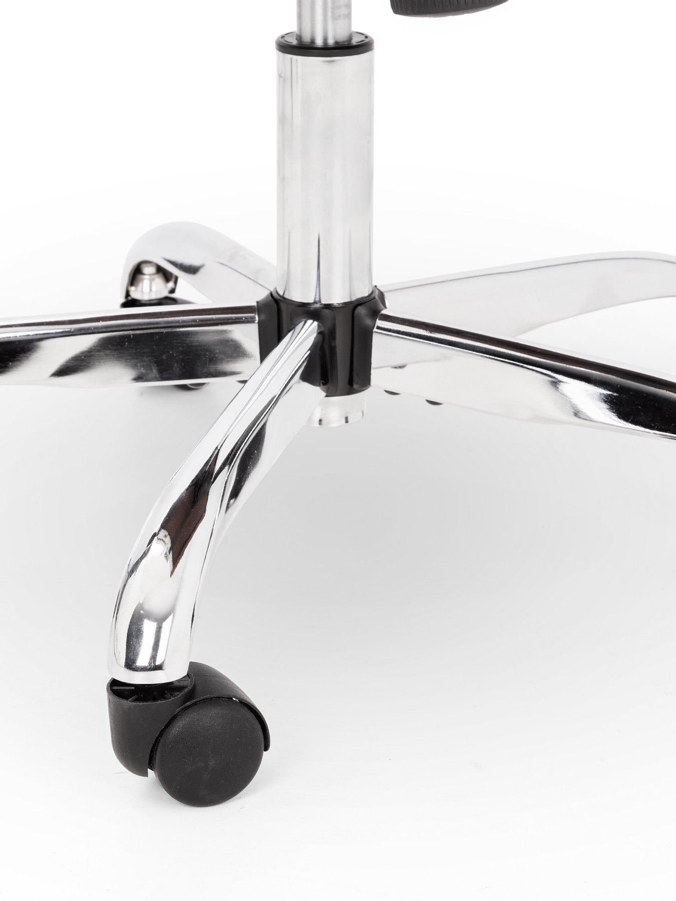  image of julian-bowen-gio-black-chrome-office-chair