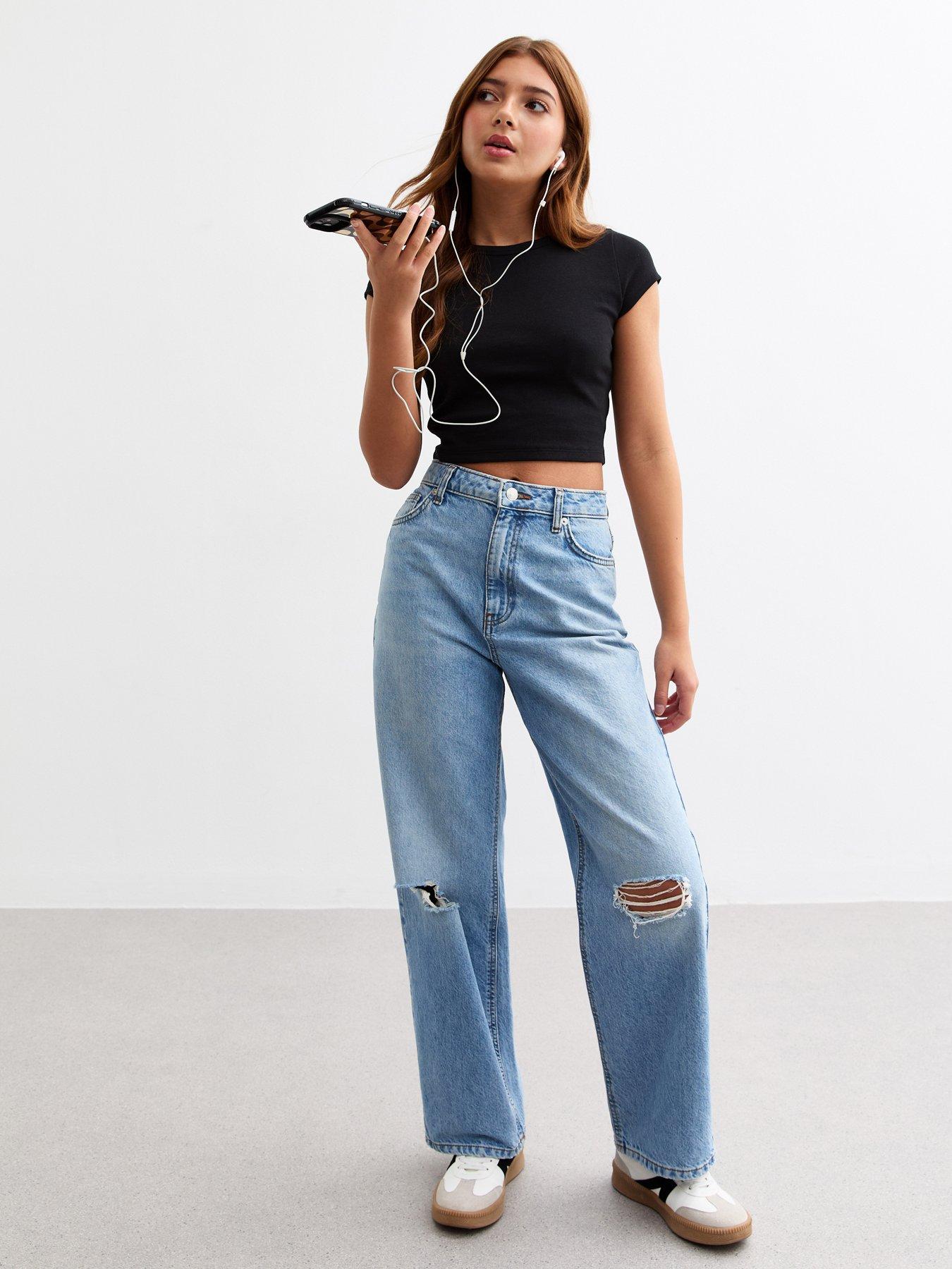  image of new-look-915-cap-sleeve-baby-t-shirt-black