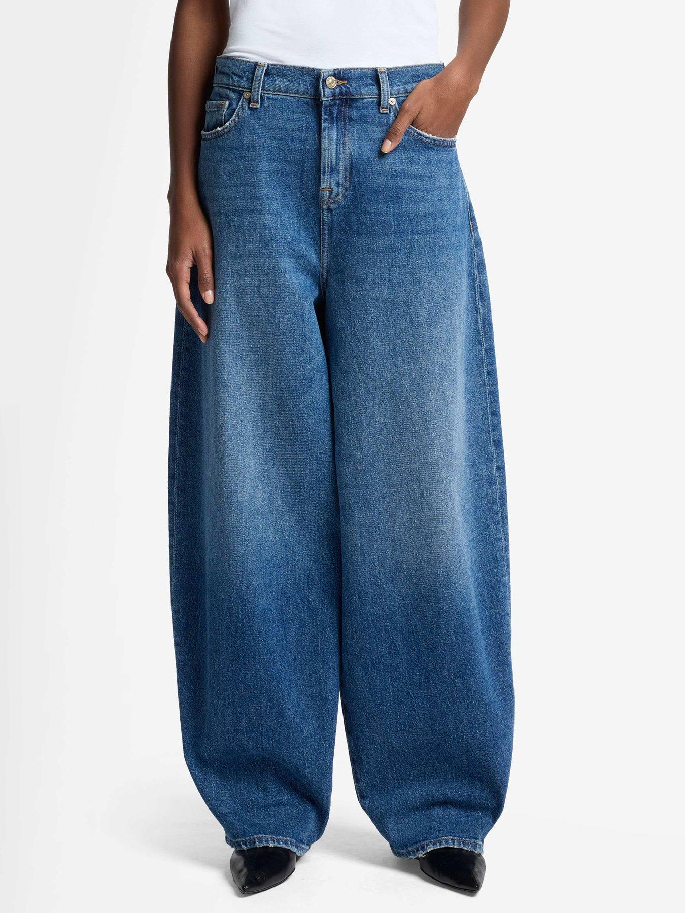 7 FOR ALL MANKIND Balloon Fit Jeans - Dark Wash
