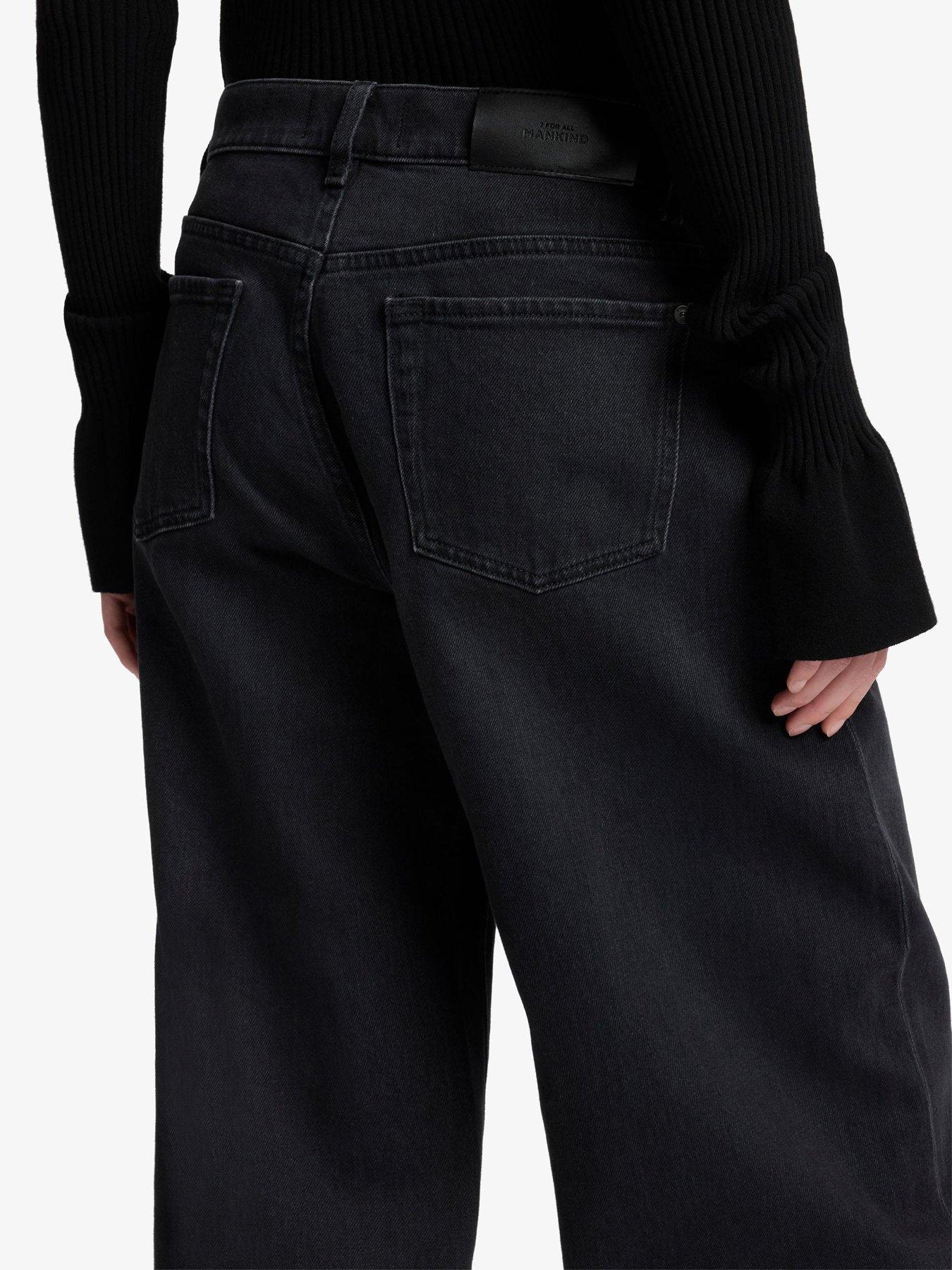Image 5 of 6 of 7 FOR ALL MANKIND Twisted Bonnie Balloon Fit Jeans - Black