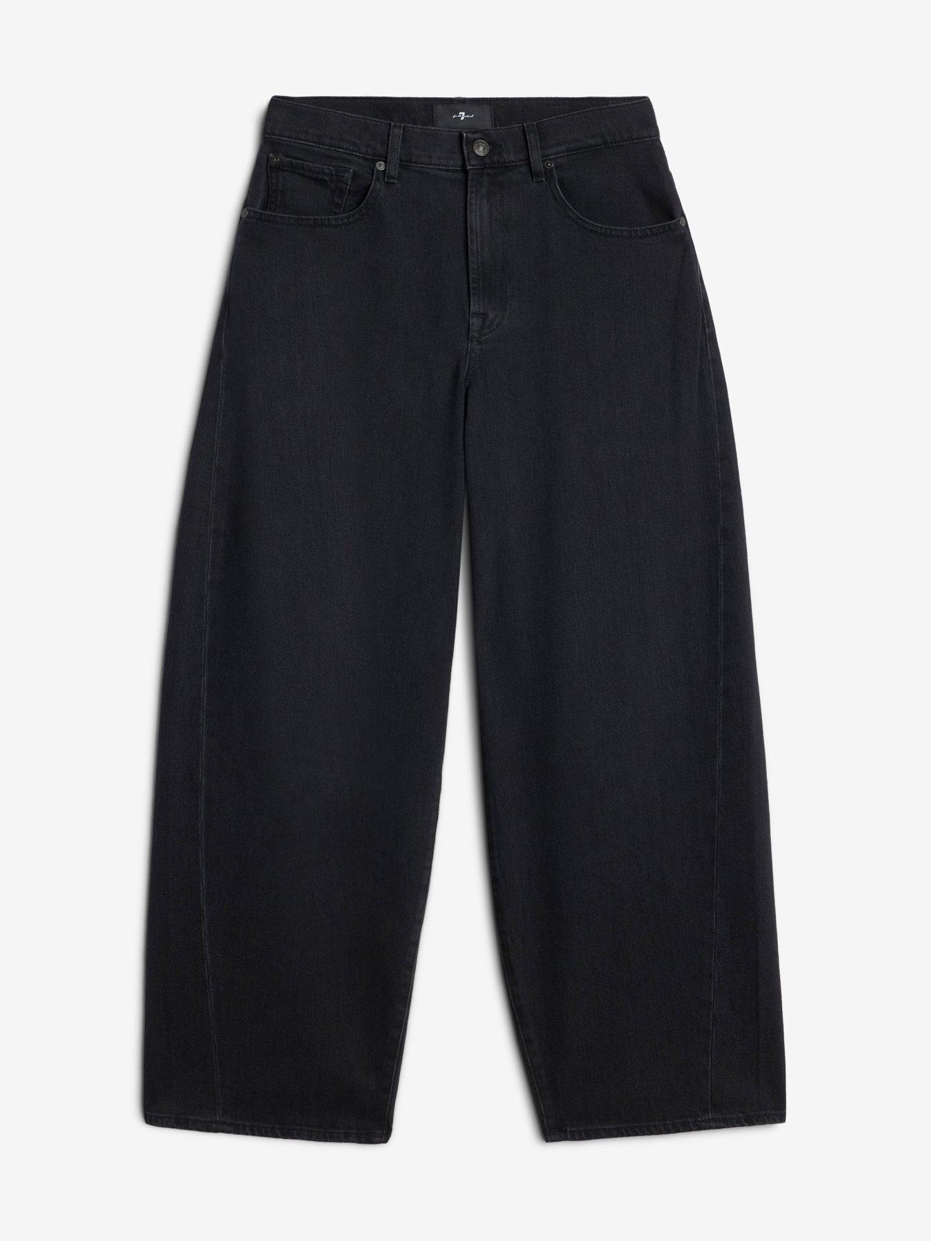 Image 6 of 6 of 7 FOR ALL MANKIND Twisted Bonnie Balloon Fit Jeans - Black