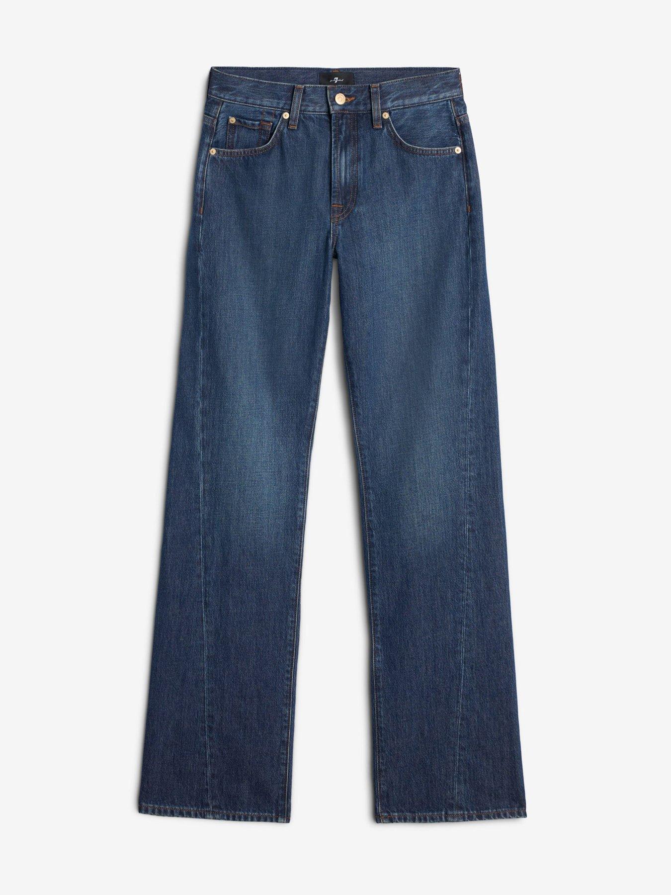 Image 6 of 6 of 7 FOR ALL MANKIND Twisted Tess Trouser - Dark Wash