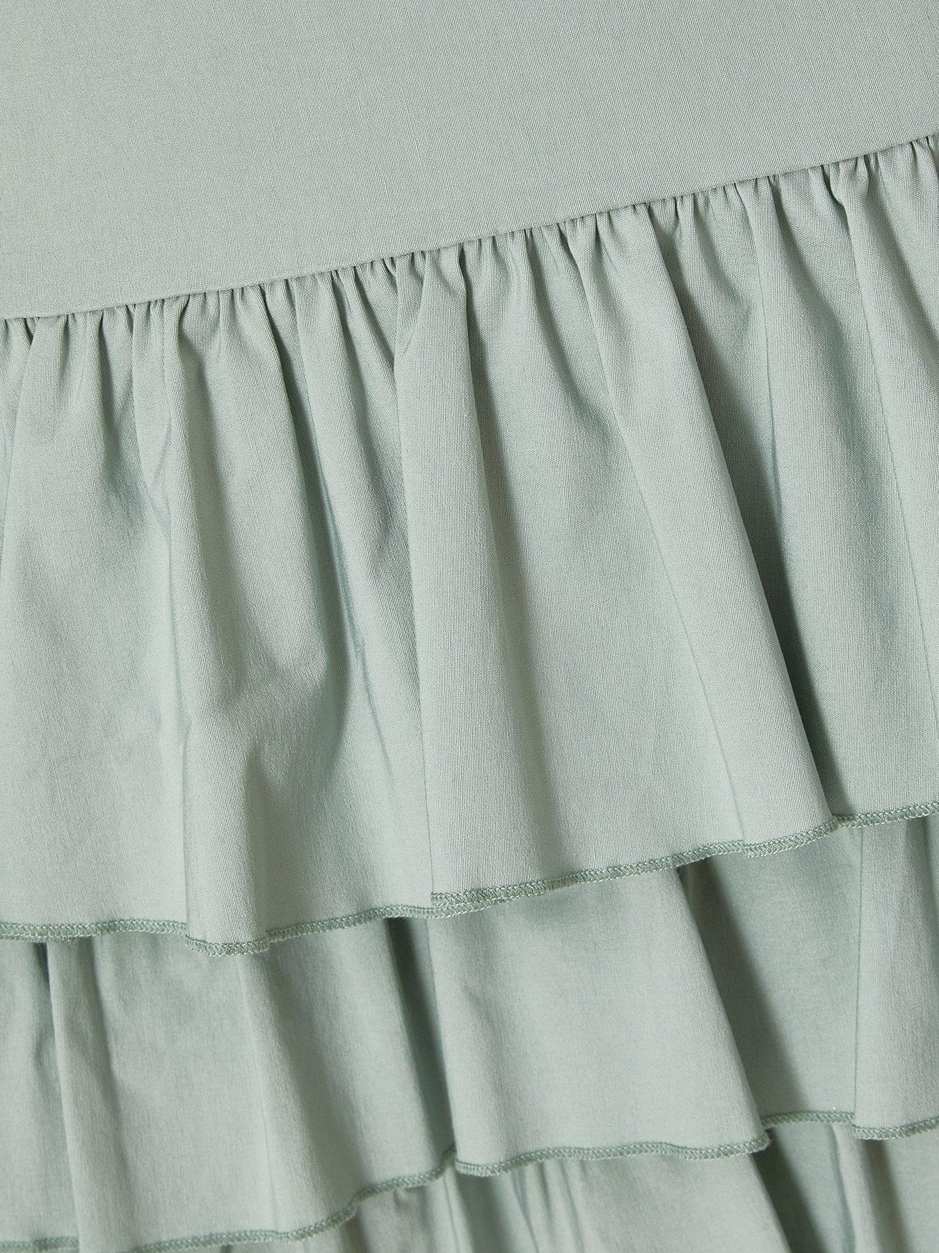 Image 6 of 6 of Quiz Sage Tiered Mini Dress
