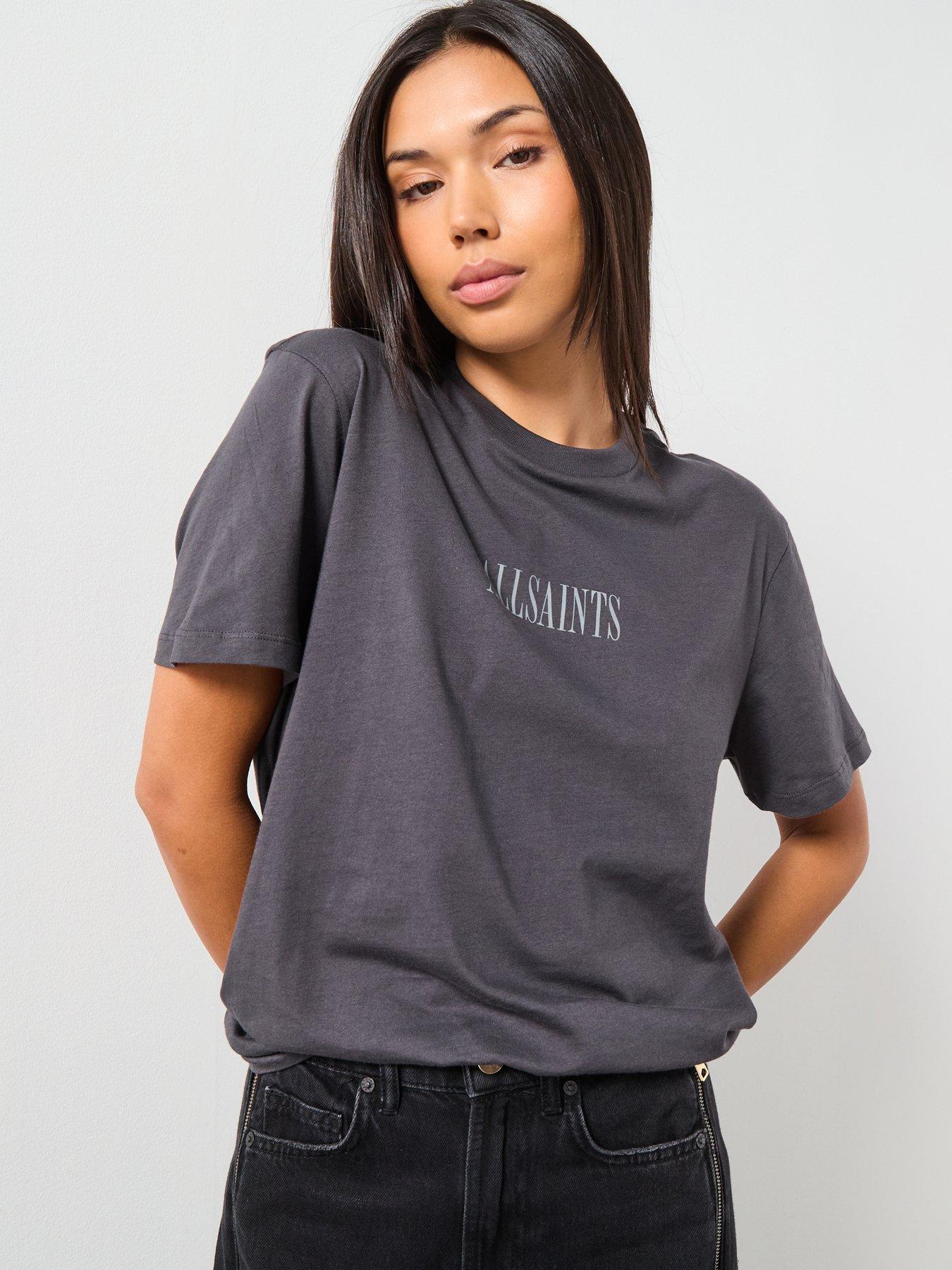 Image 1 of 6 of AllSaints Wings Tee - Black
