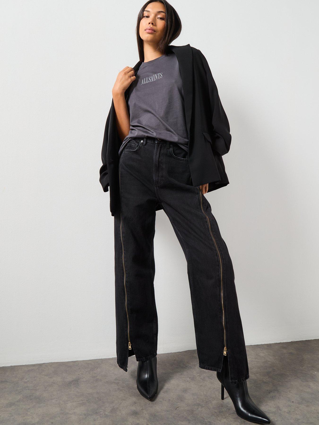 Image 6 of 6 of AllSaints Wings Tee - Black
