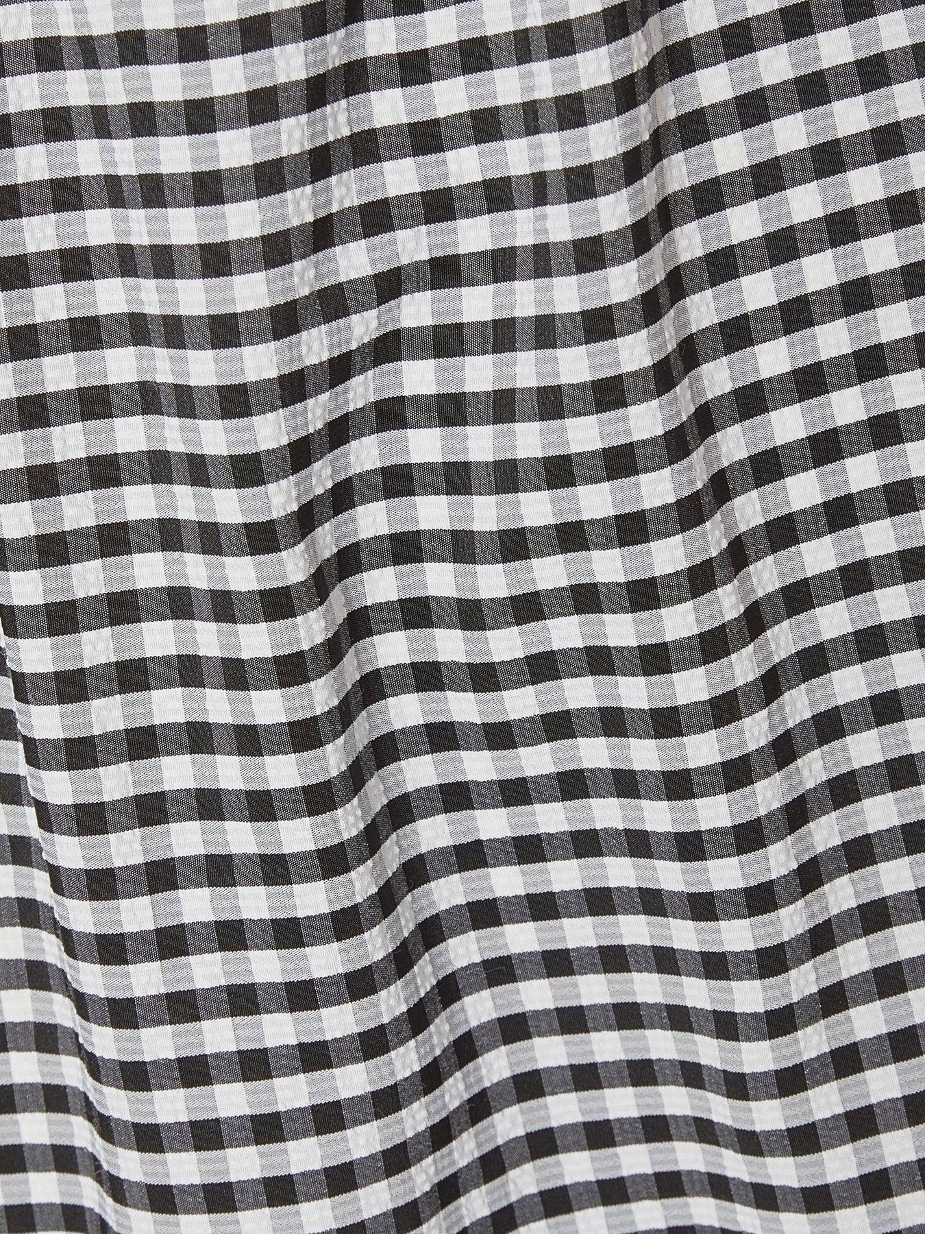  image of quiz-white-gingham-midaxi-dress