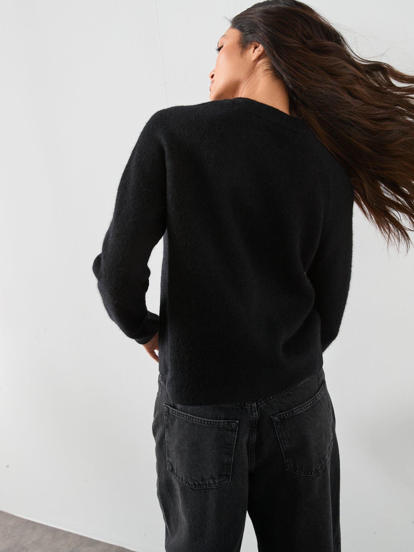 Image 5 of 5 of AllSaints Jaqueline Bomber Jacket - Black