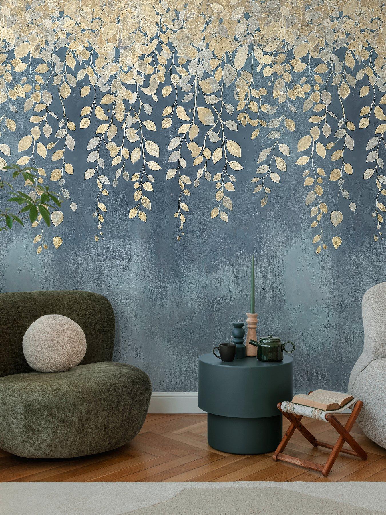 undefined Guilded Bloom Digital Mural Non Woven