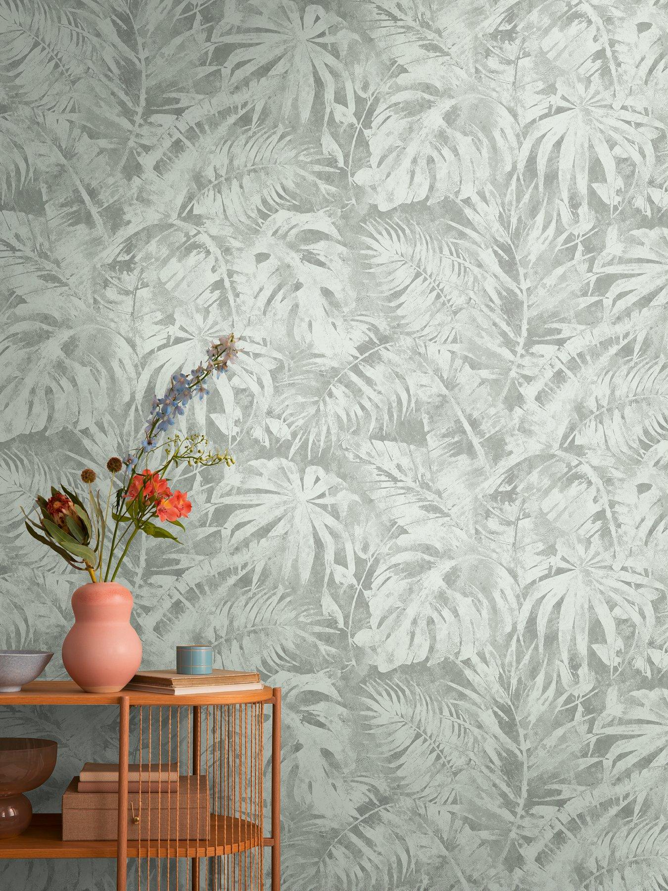 undefined Palma Green Digital Mural Non Woven