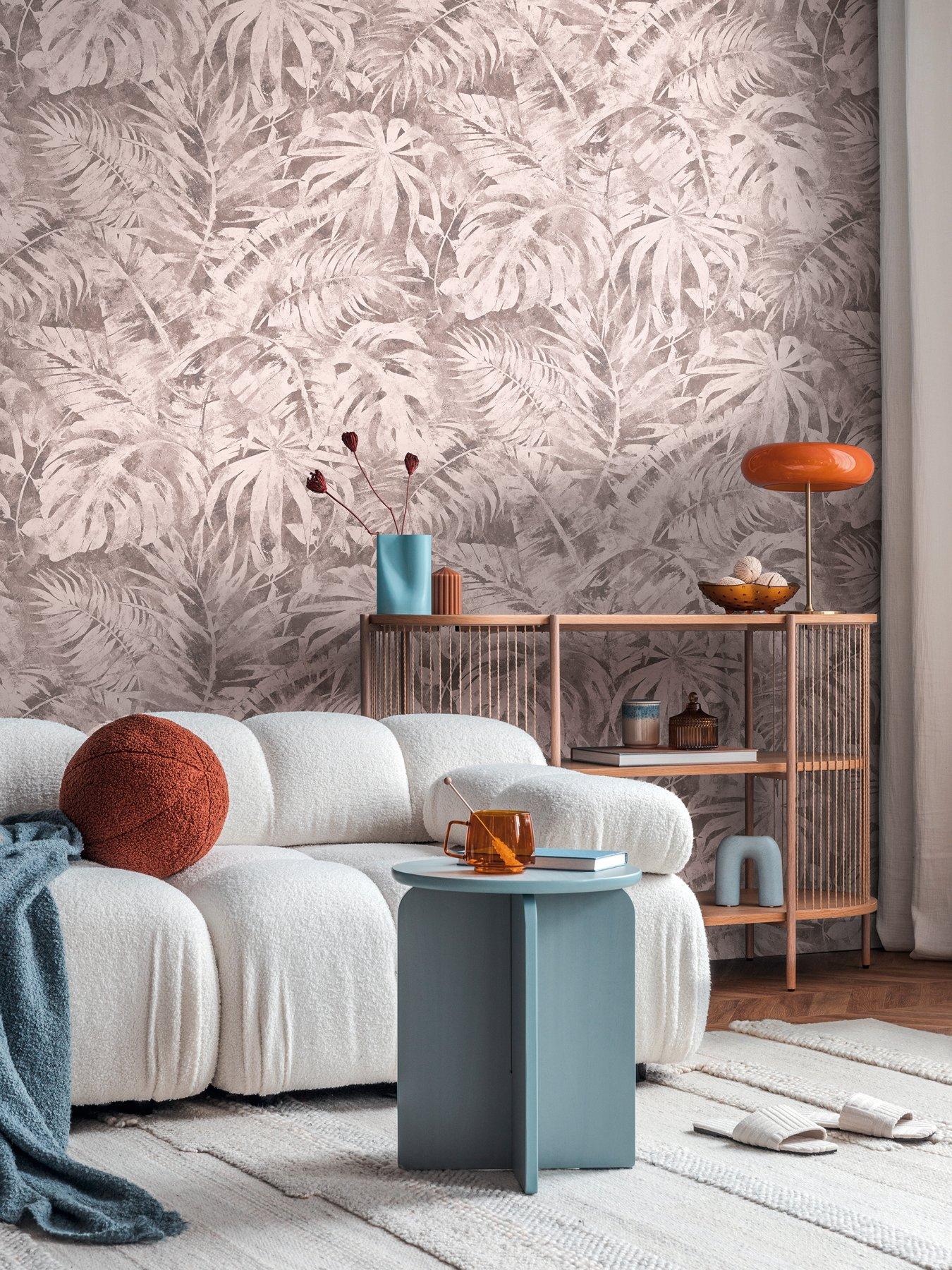 undefined Palma Pink Digital Mural Non Woven