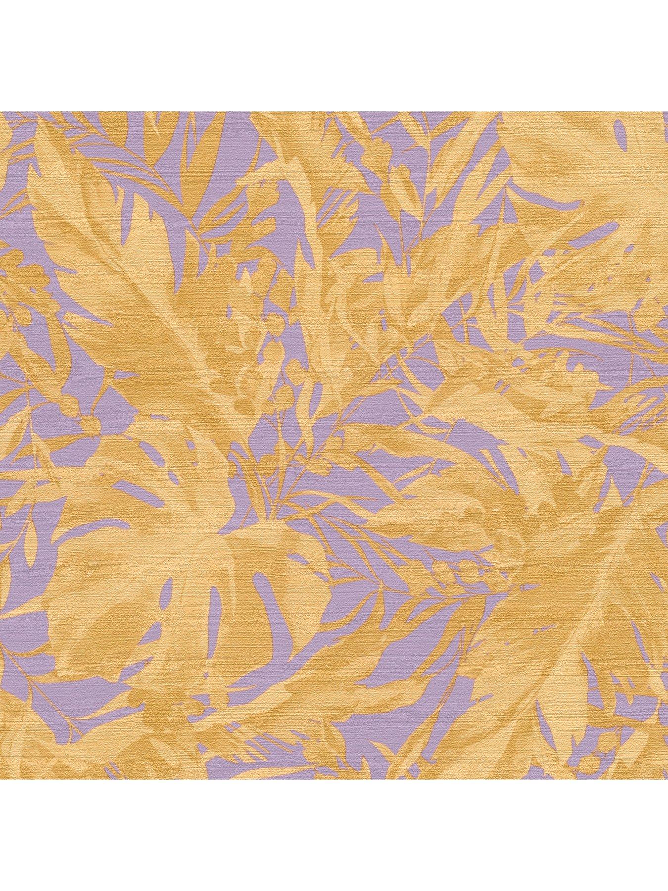 Image 2 of 5 of CosmoLiving by Cosmopolitan Earthlines Balance Lilac Metallic Non Woven Wallpaper