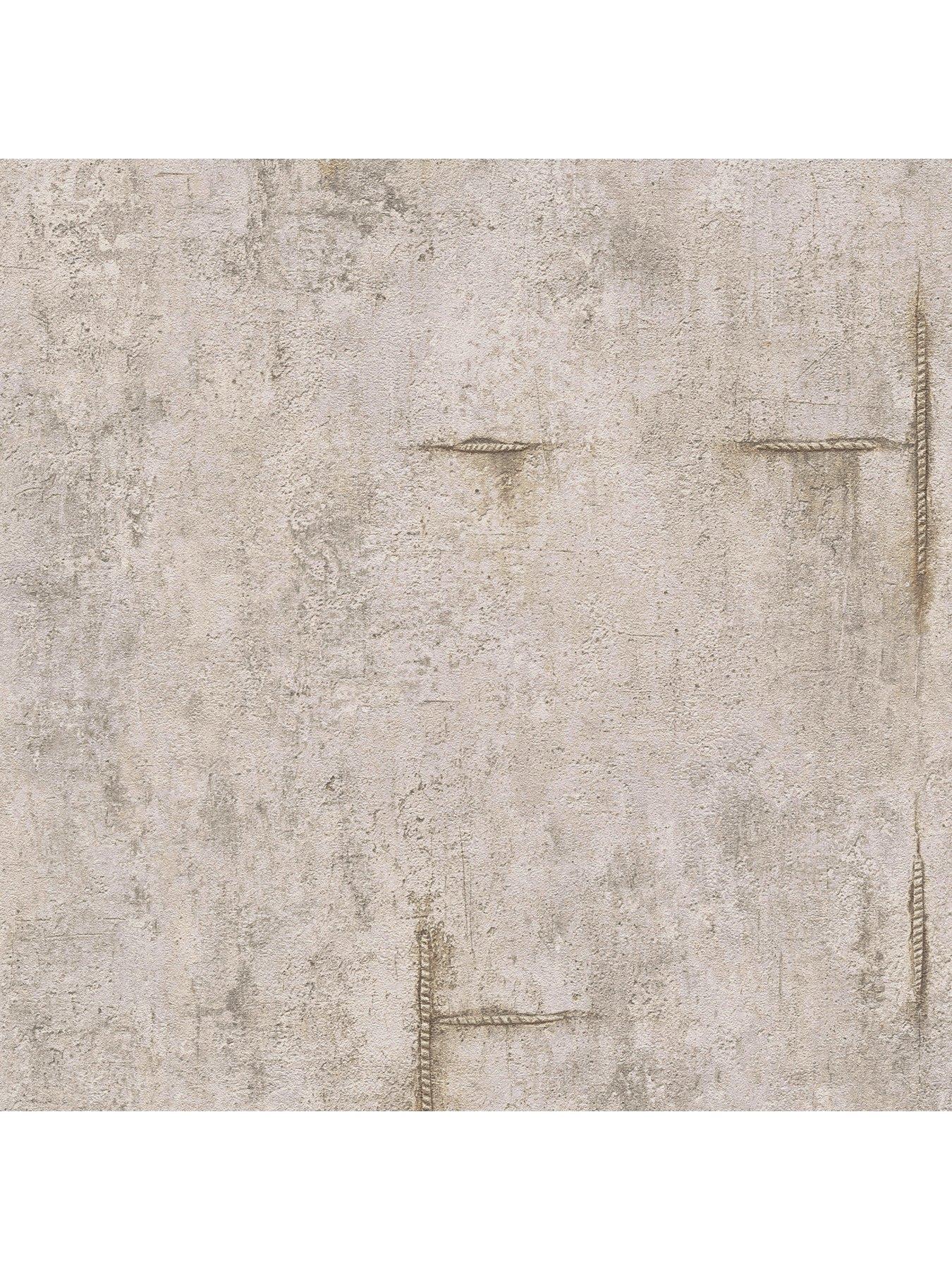 Image 3 of 4 of CosmoLiving by Cosmopolitan Graphite Groove Grey Brown Non Woven Wallpaper