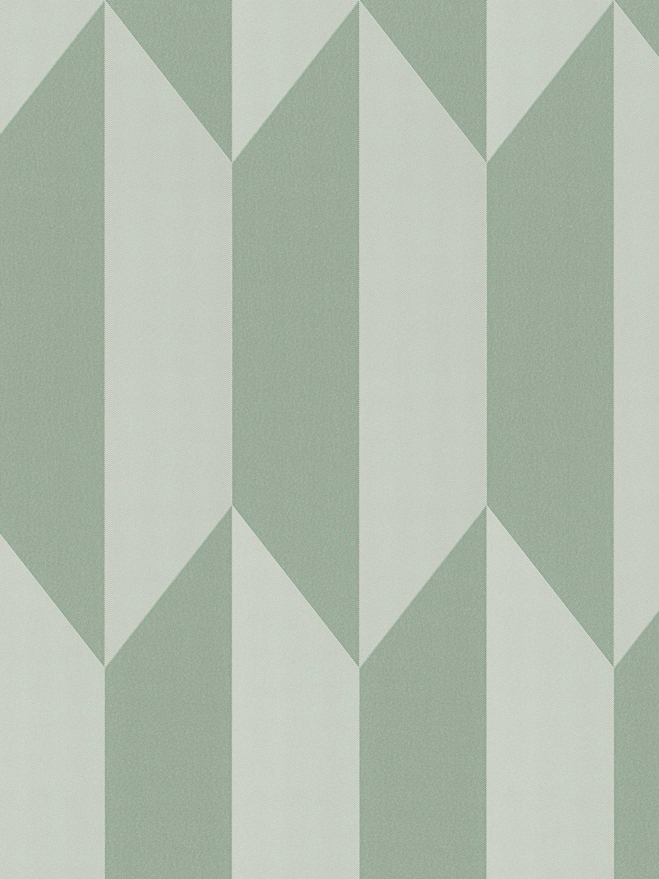 undefined Graphic Groove Edge Green Non Woven Wallpaper