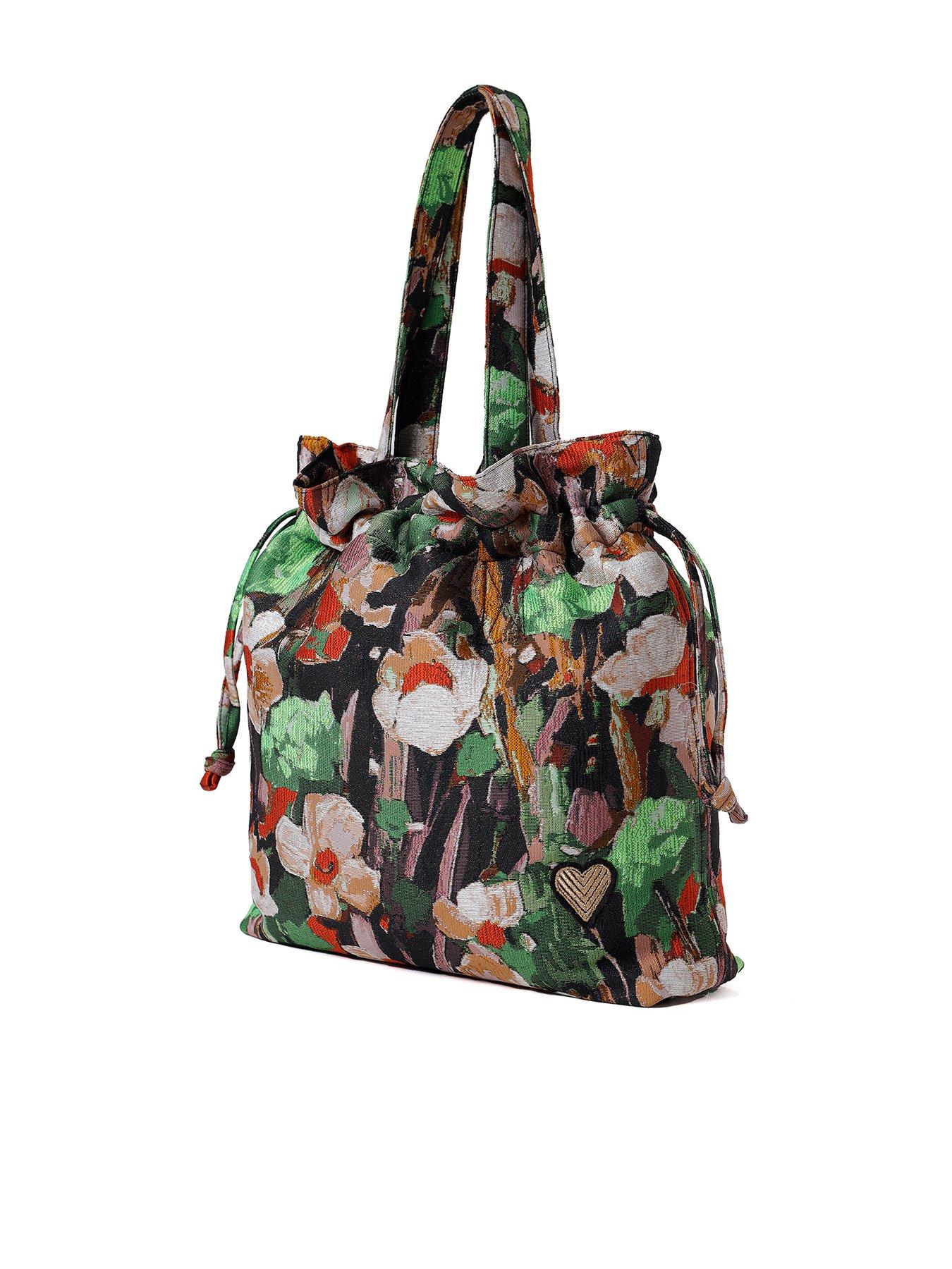 Image 3 of 4 of Emily Lovelock Jaquard Pouchette Bag