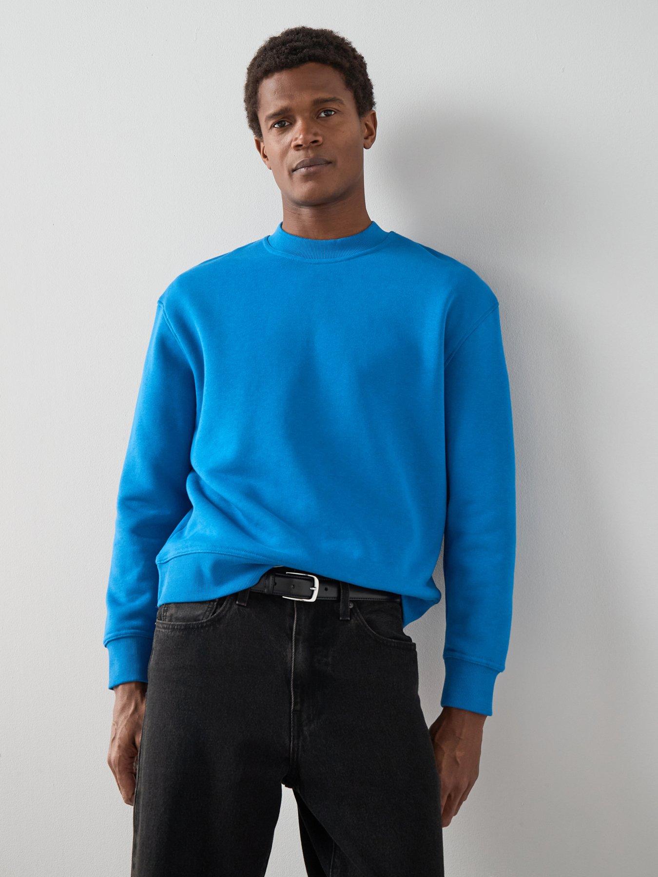 The Very Collection Pure Cotton Premium Crew Neck Sweat - Blue