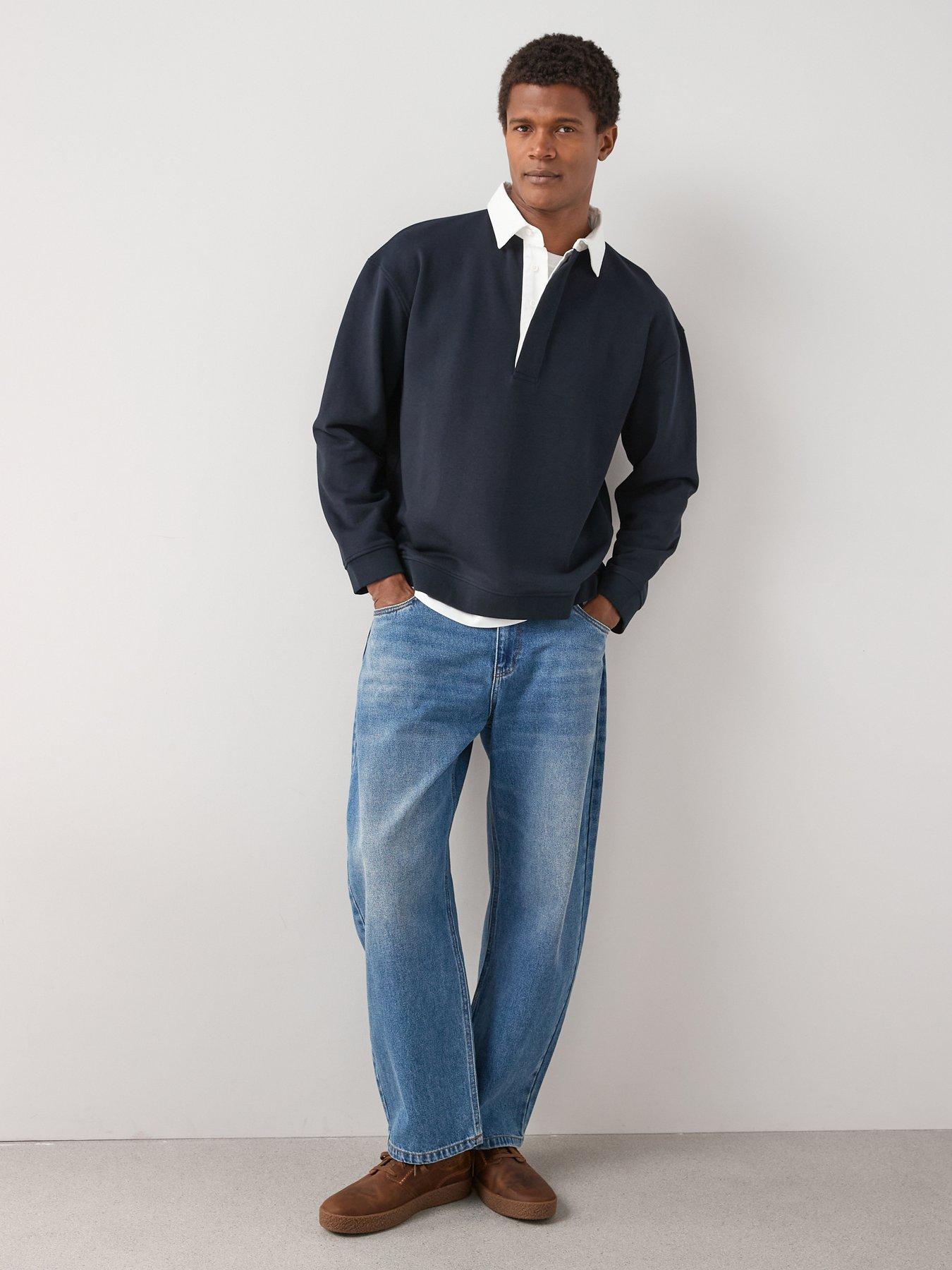 The Very Collection Pure Cotton Heavyweight Rugby Sweat