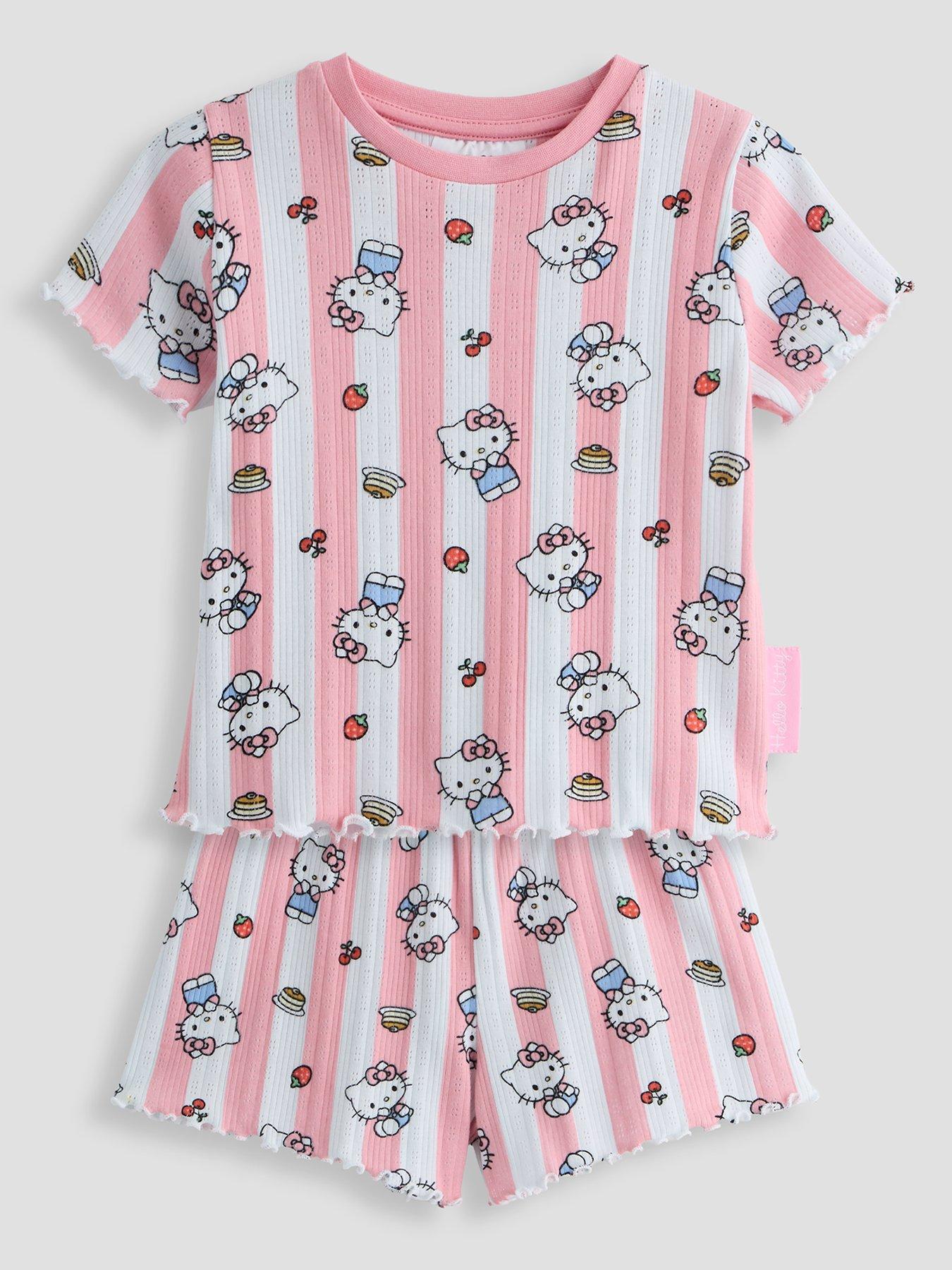 The Very Collection Hello Kitty Pointelle Pyjama - Pink
