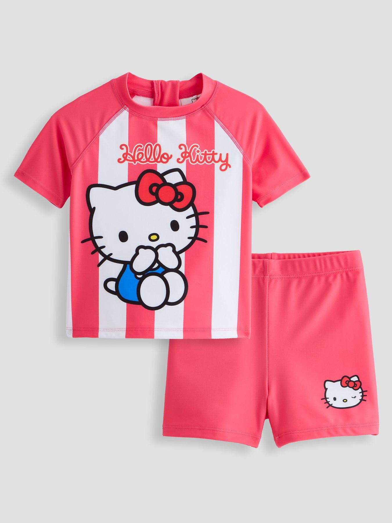 The Very Collection Hello Kitty Stripe Rash Vest Set