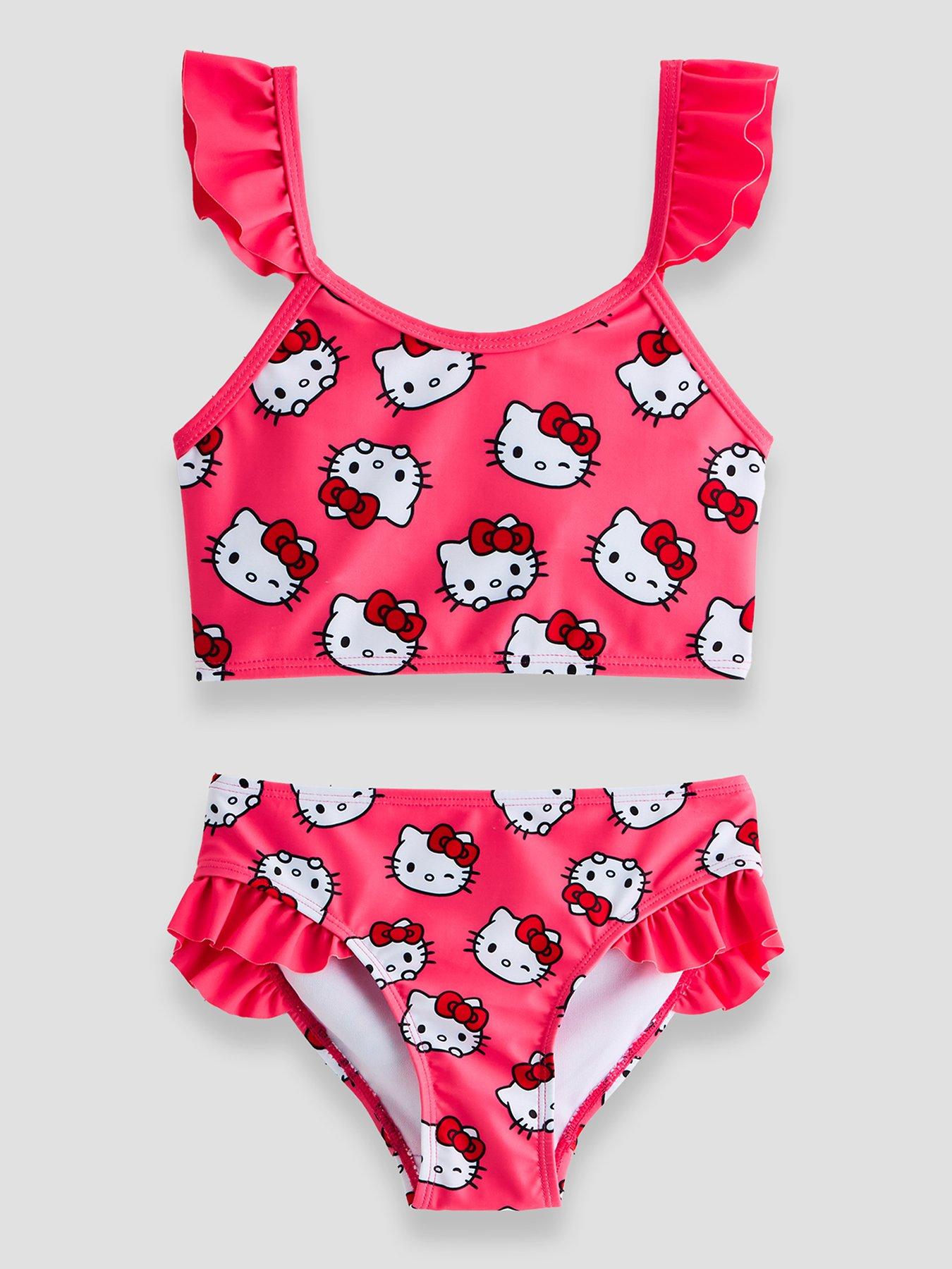 The Very Collection Hello Kitty Frill Strap Bikini Set