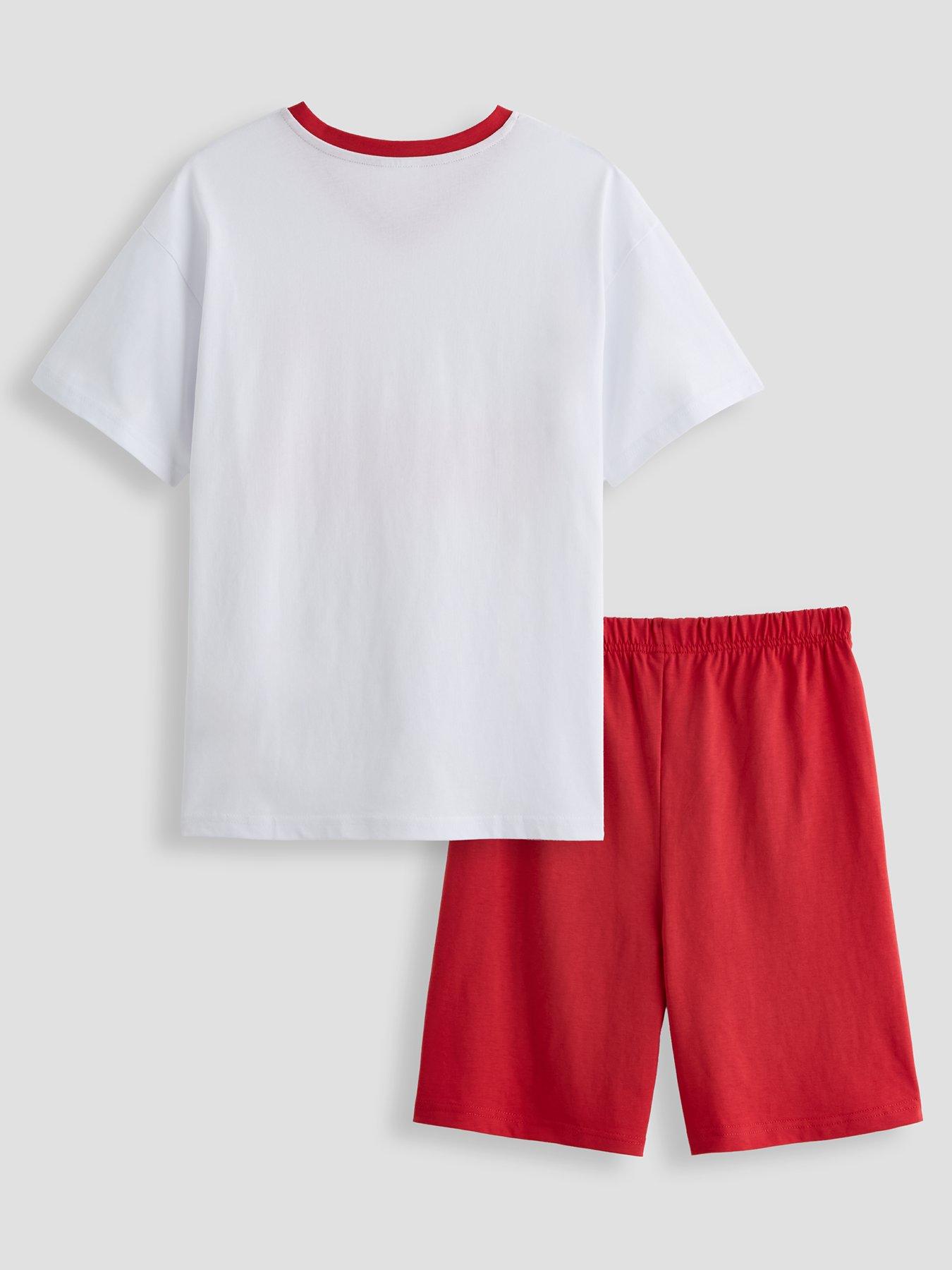 Image 2 of 6 of The Very Collection Arsenal FC Football V Neck Shortie Pyjama