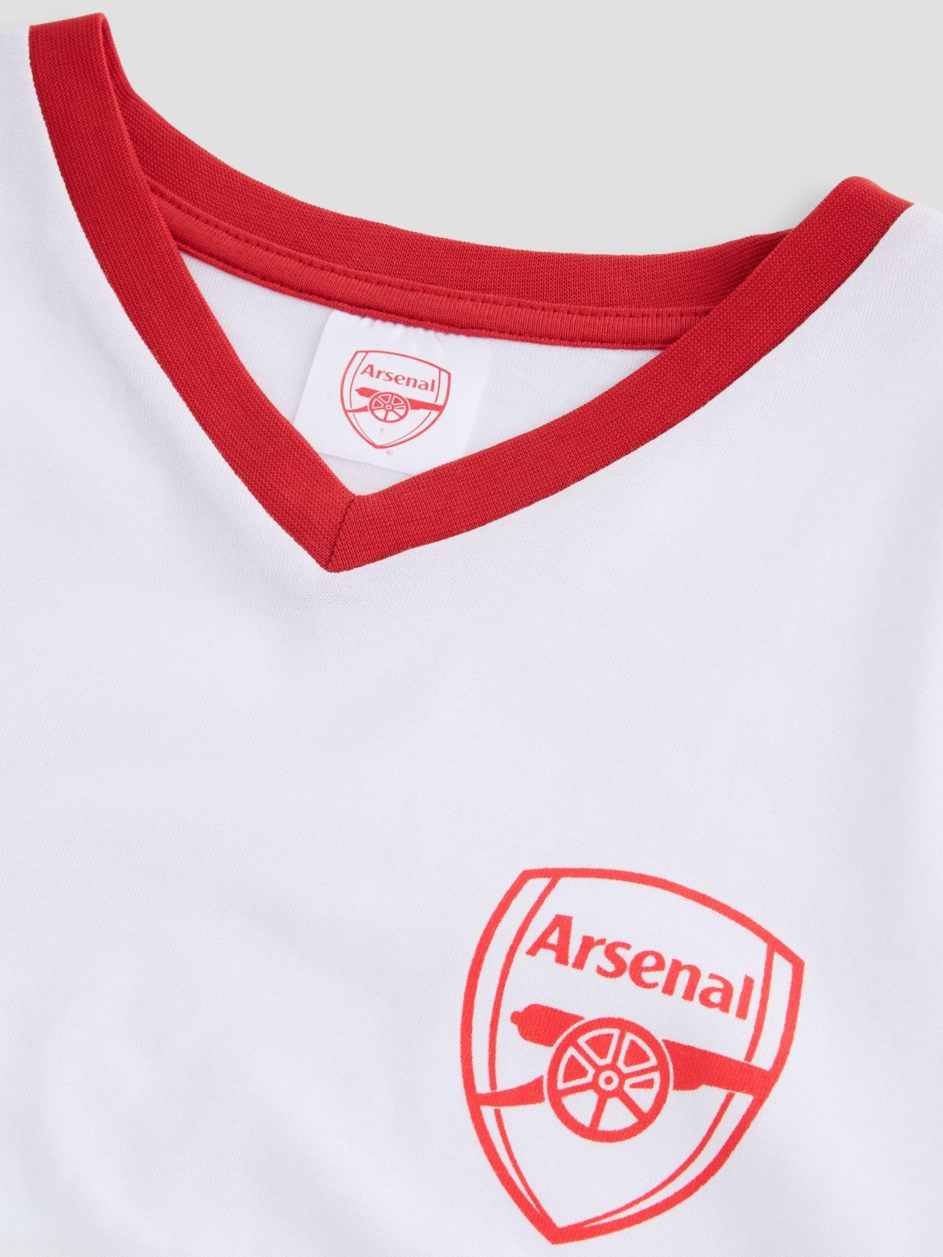 Image 4 of 6 of The Very Collection Arsenal FC Football V Neck Shortie Pyjama