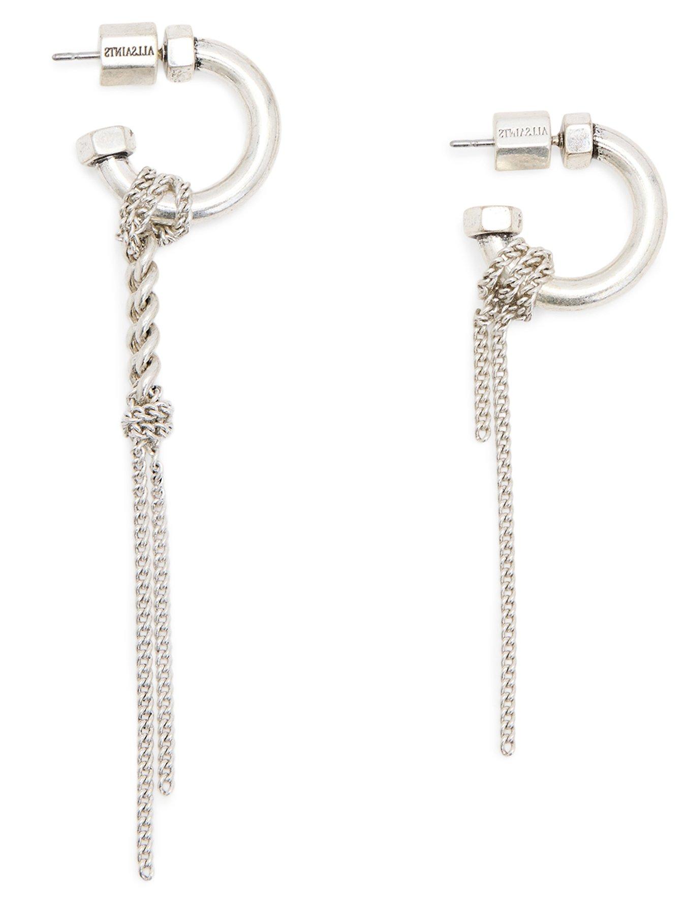  image of allsaints-nia-twist-earrings