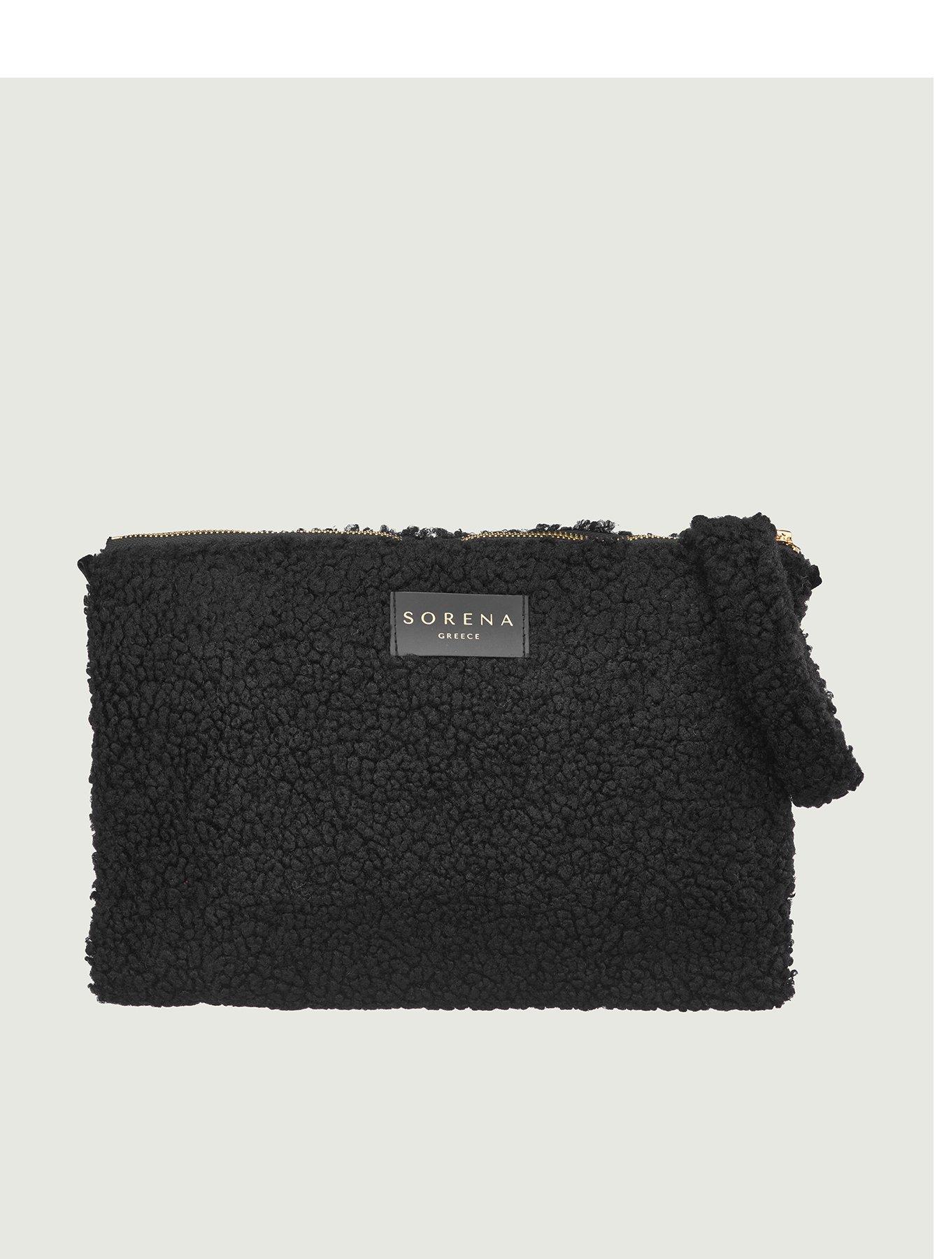 undefined Teddy Clutch Black - Brown