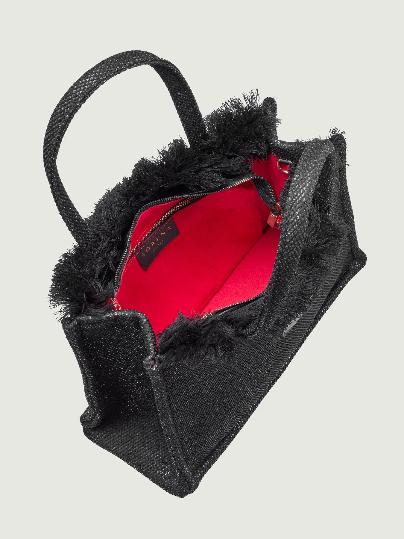 Image 4 of 4 of Sorena Adora Medium Tote Bag - Black