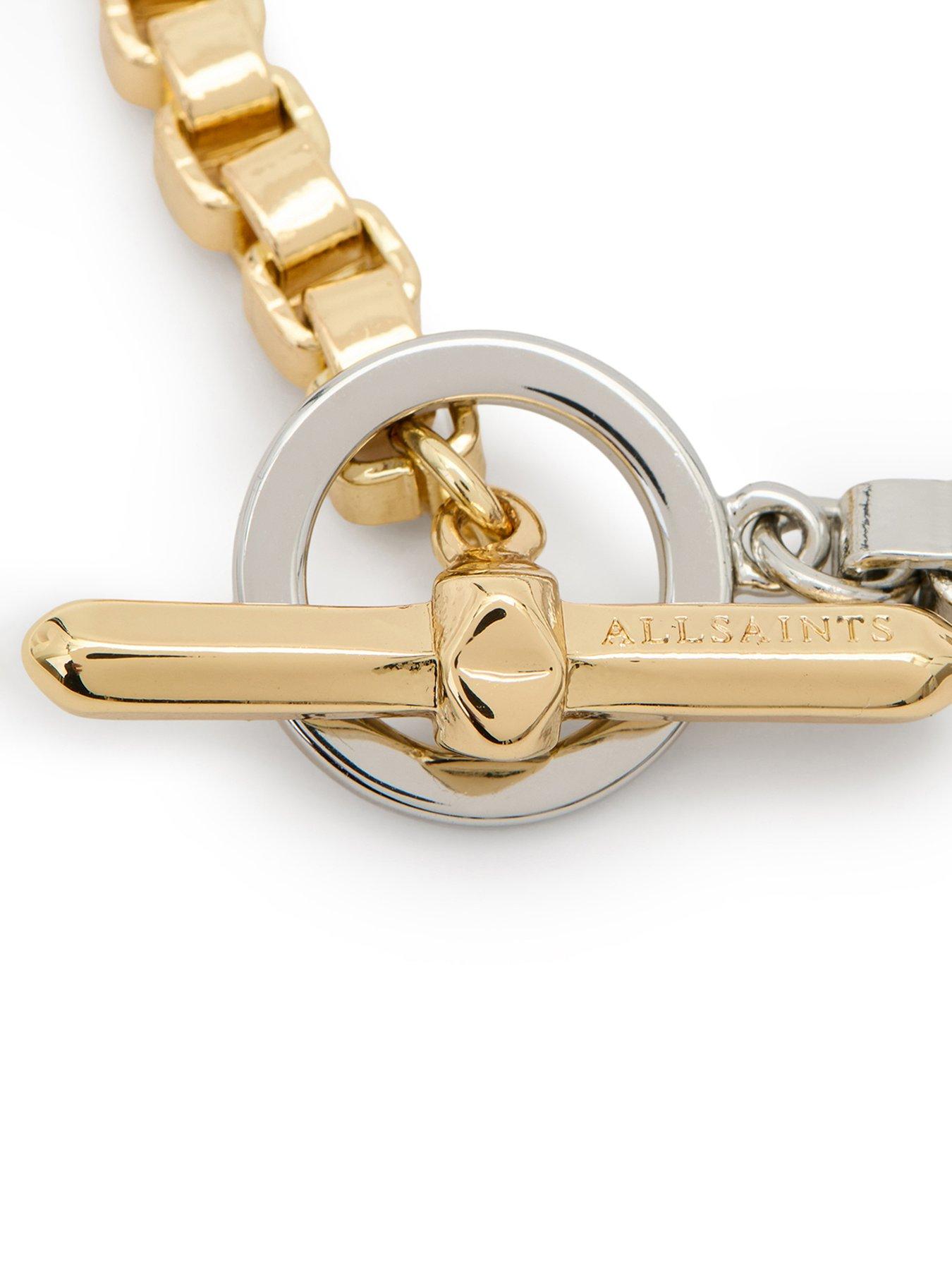 Image 3 of 4 of AllSaints Zoe Box Chain Bracelet