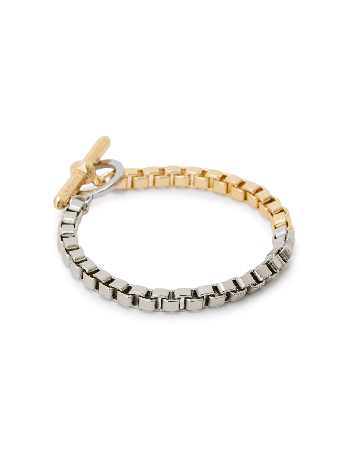 Image 4 of 4 of AllSaints Zoe Box Chain Bracelet