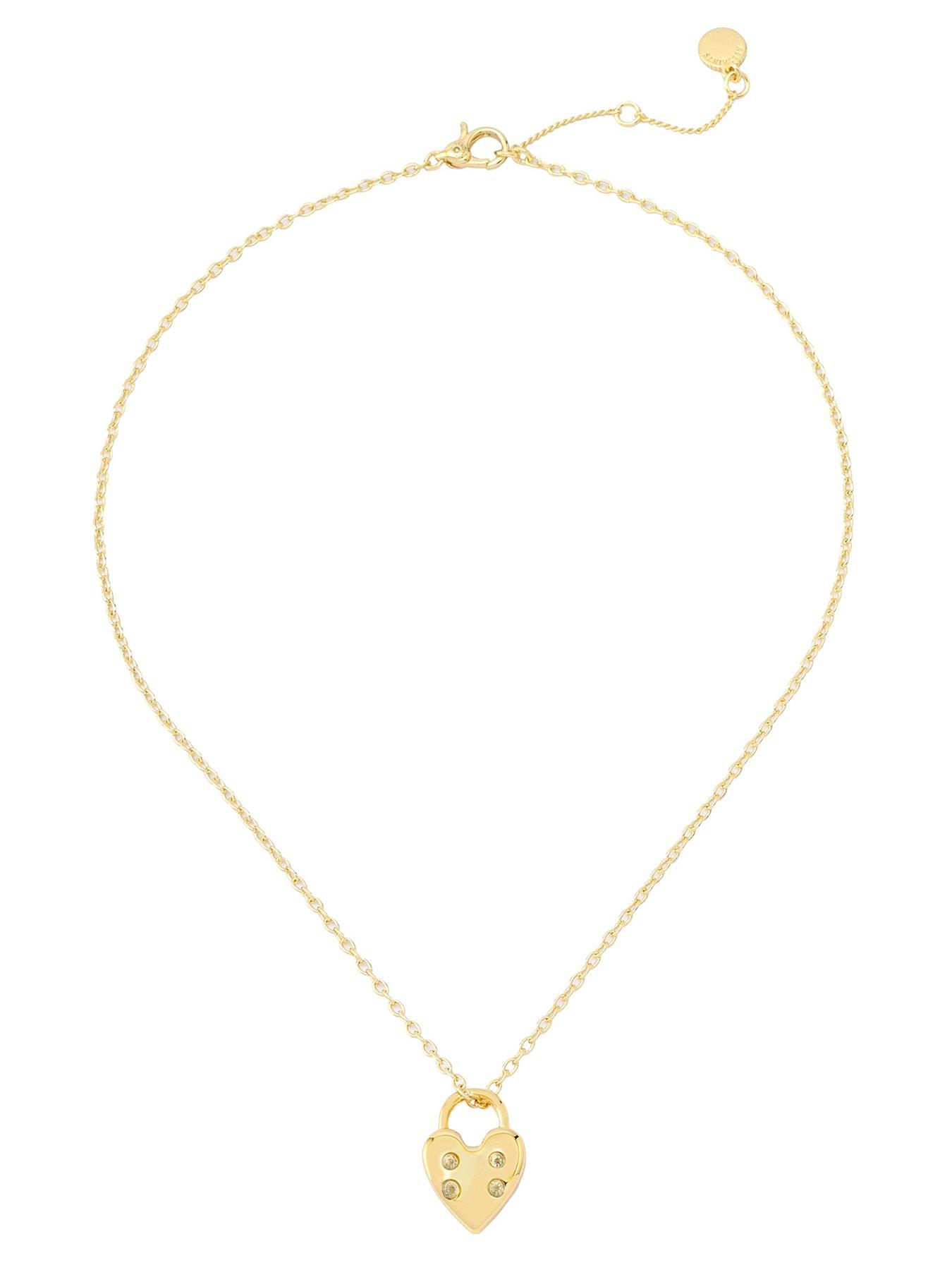 AllSaints Heart Necklace