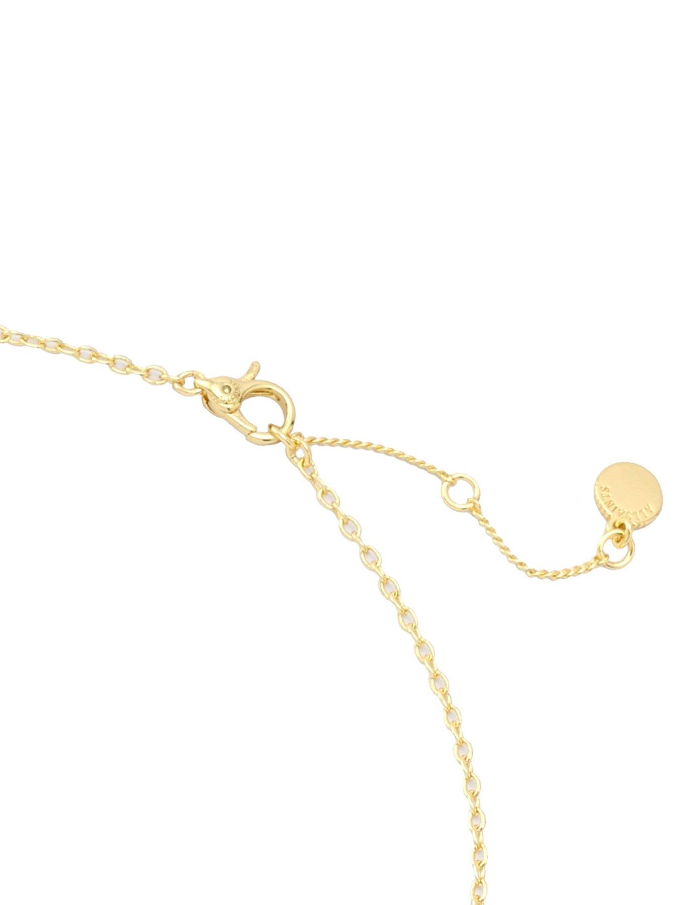  image of allsaints-heart-necklace