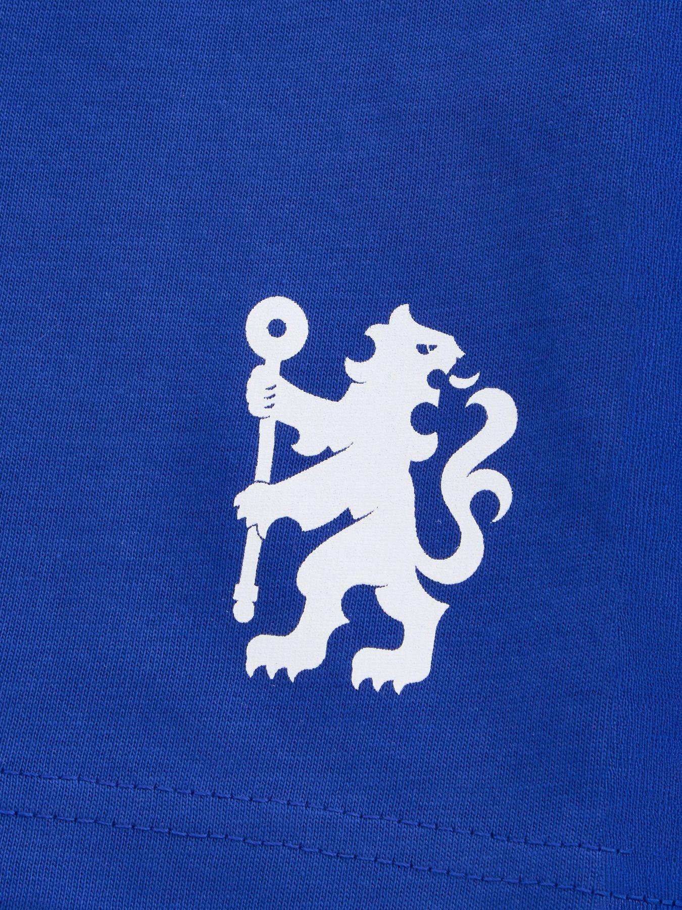 Image 5 of 6 of The Very Collection Chelsea FC Football V Neck Shortie Pyjama - Blue