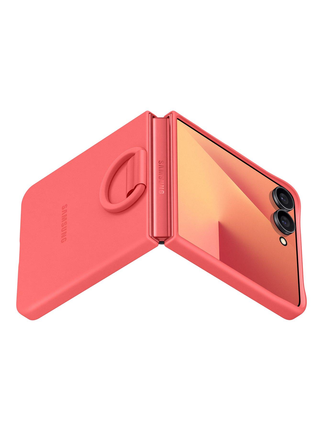 Image 6 of 6 of Samsung Ring Case (Silicone) for Galaxy Z Flip7 - Red