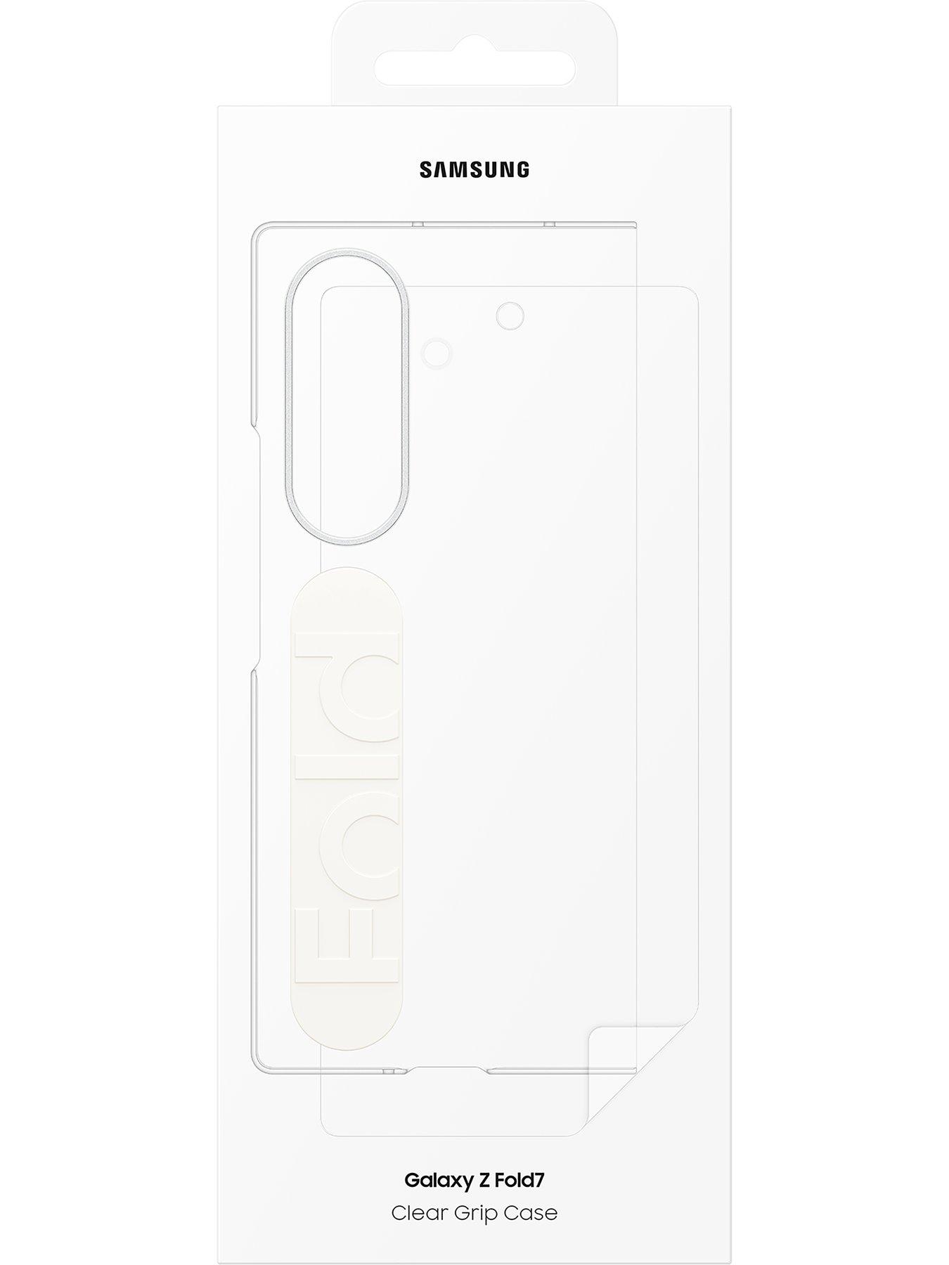 Image 7 of 7 of Samsung Fold 7 Clear Grip Case with Anti-reflecting Film